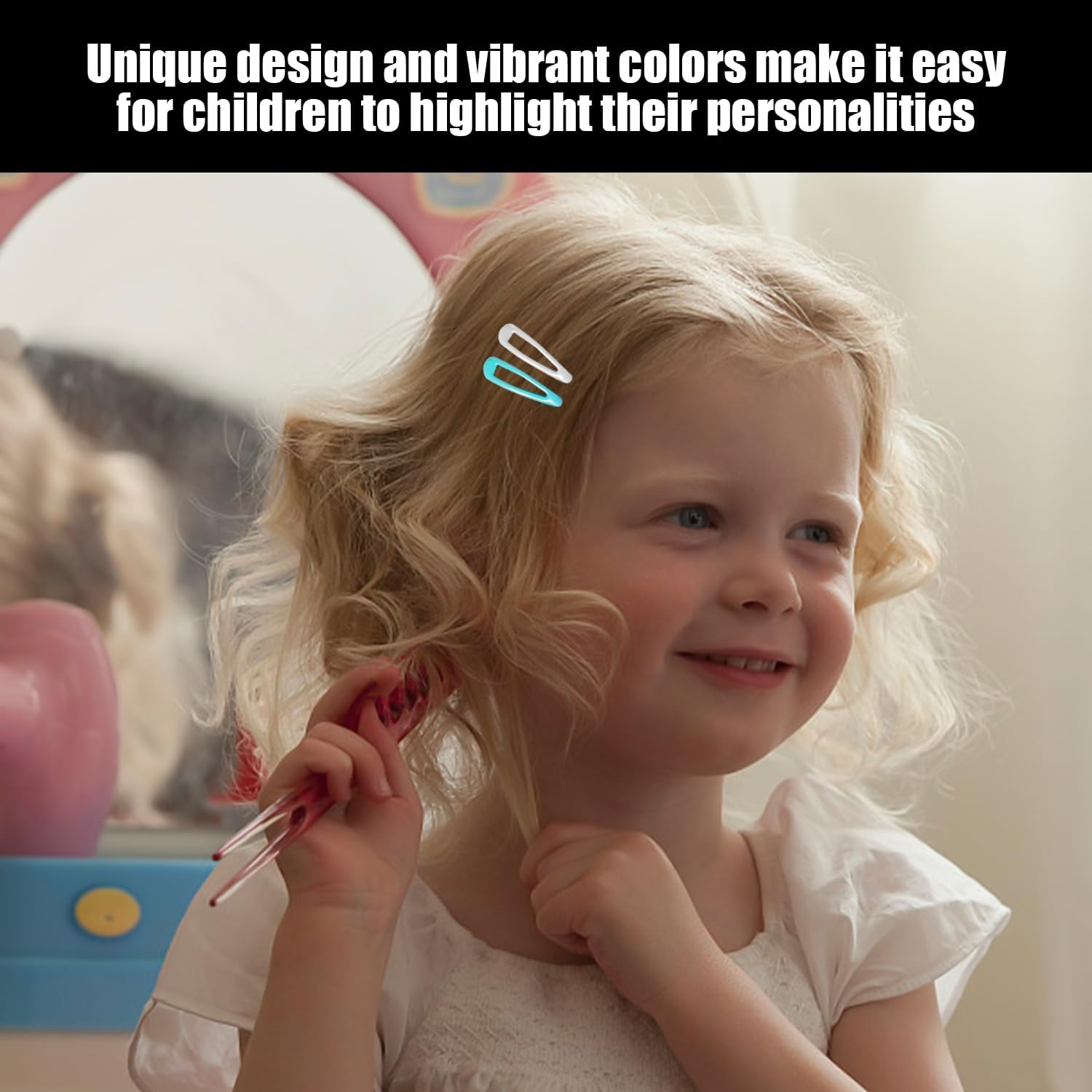 30 Pieces Cute Hair Pins and 100 Pieces Mini Hair Rings, Children'S Hair Accessories, Elastic Hair Rings, Hairstyle Design Accessories image number 4