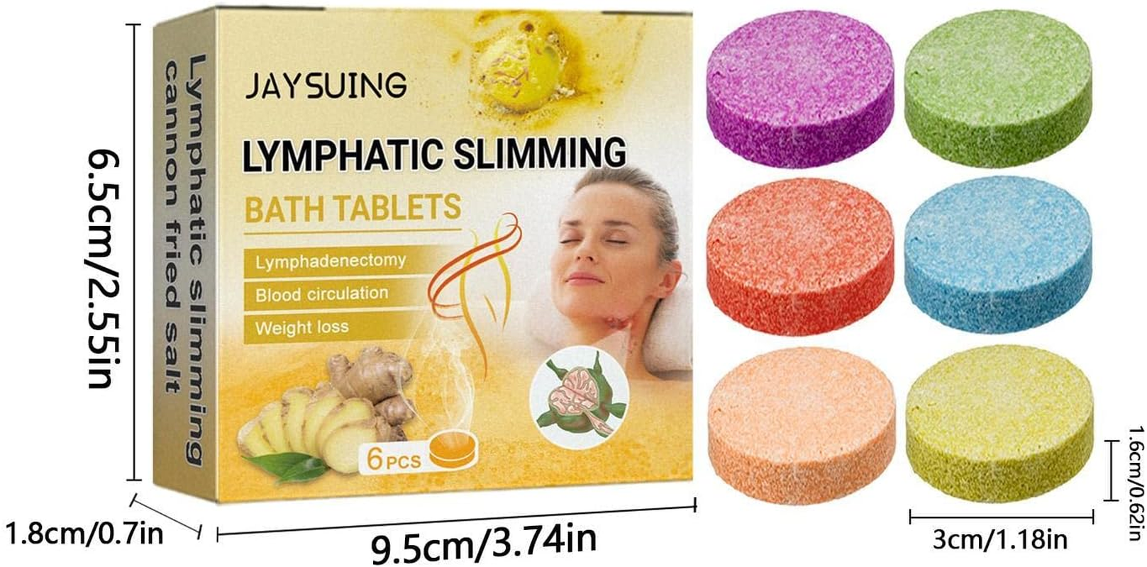 Shower Steamers, Bath Bombs Steamers | Slimming Shower Tablets, Handmade Bathbombs, Spa Relaxation Gifts, Valentines Mothers Day Gifts for Women Pisole image number 6