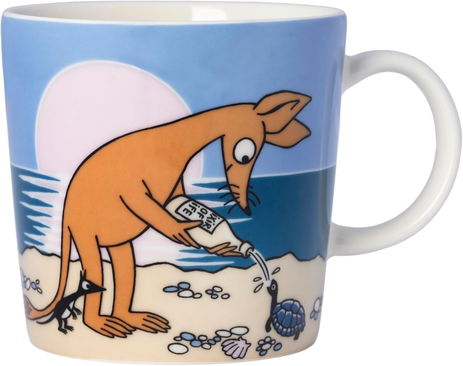 Moomin by ARABIA Classic Mug, 0.3 L., White Rat, Beige