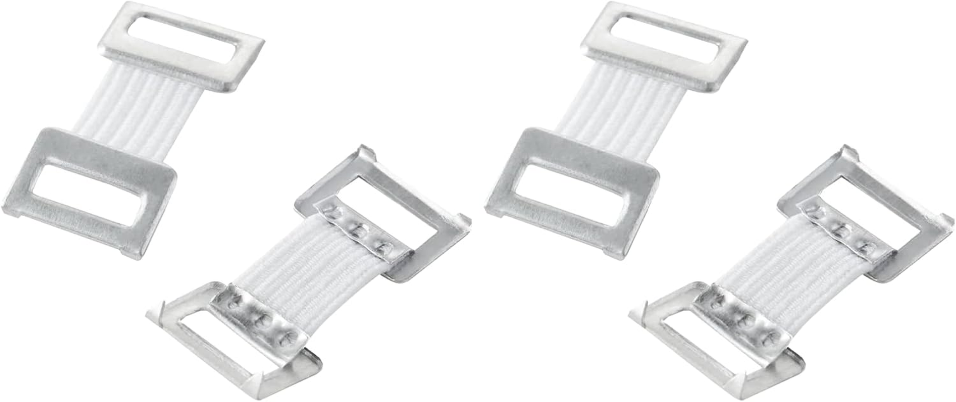 AEROSUPPLIES Bandage Clips, Bandage Clips with Elastic Metal Fastener for Secure Crepe Bandage Fixation, First Aid Bandage Fastener for Clinics, Workplaces and Sports Kits, Bag of 100