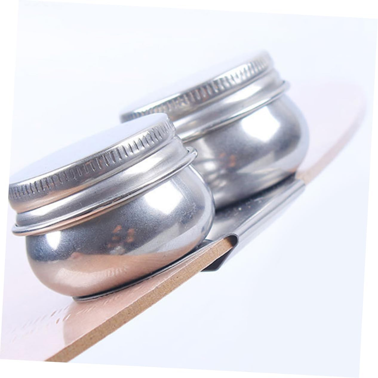 Oil Painting Double Oil Pot Stainless Steel Cups Lid for Artists Students Paint Brush Cleaner Rinse Cup