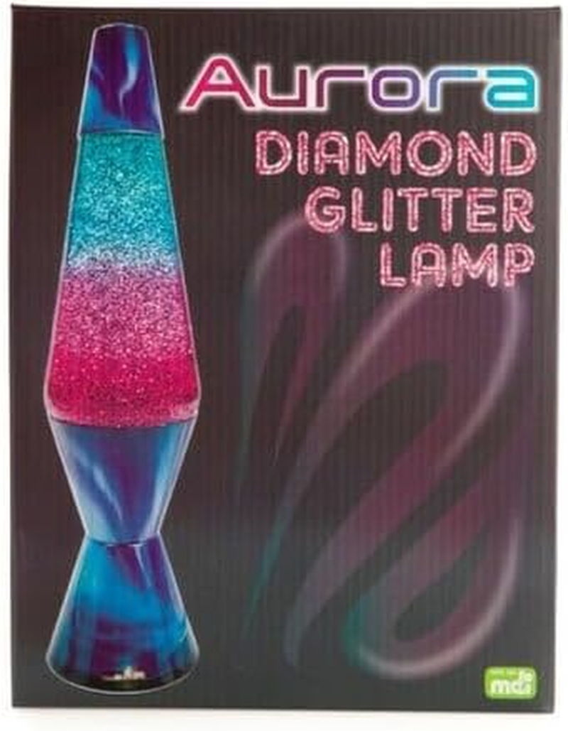 MDI Aurora Diamond Glitter Pink/Blue Motion Lamp
