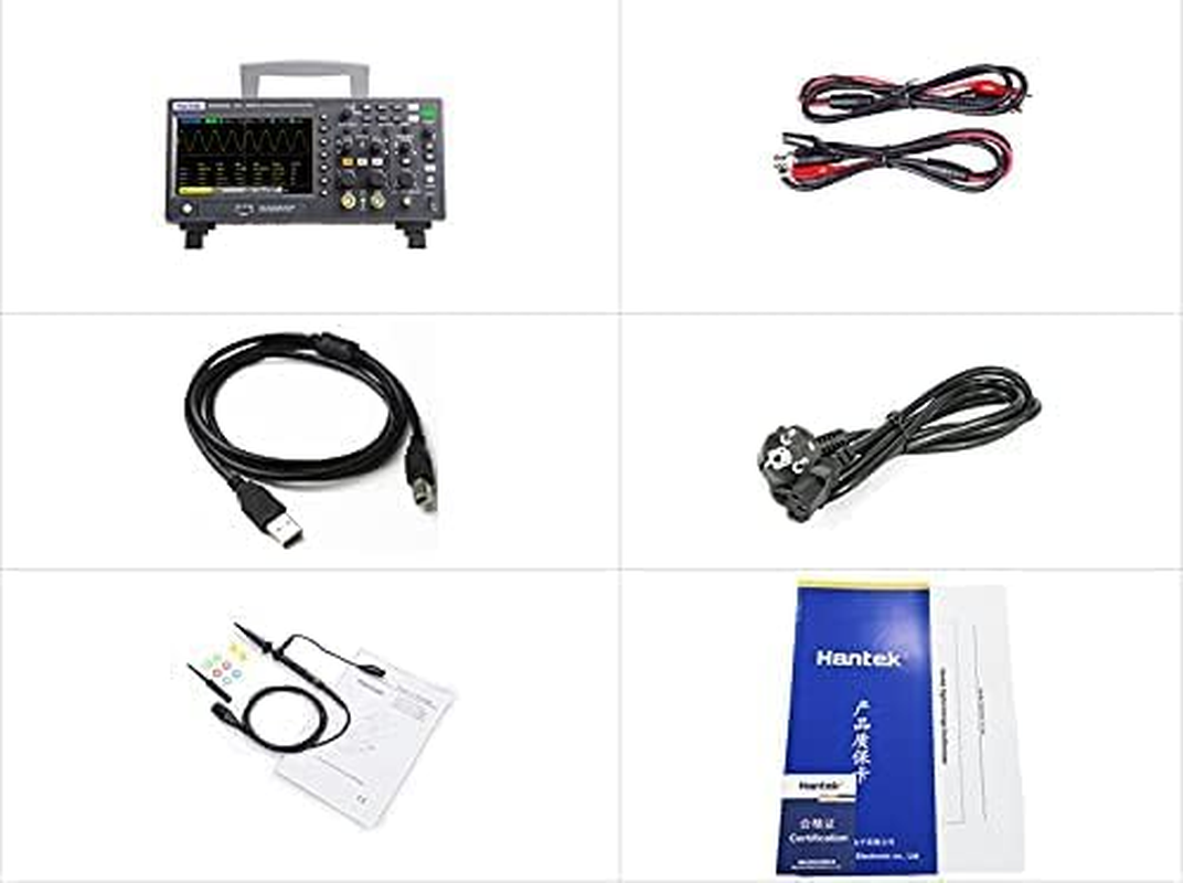 Hantek DSO2D15 2 Channels 150Mhz 1Gsa/S 8M Memory Oscilloscope with 1CH Waveform Generator image number 2