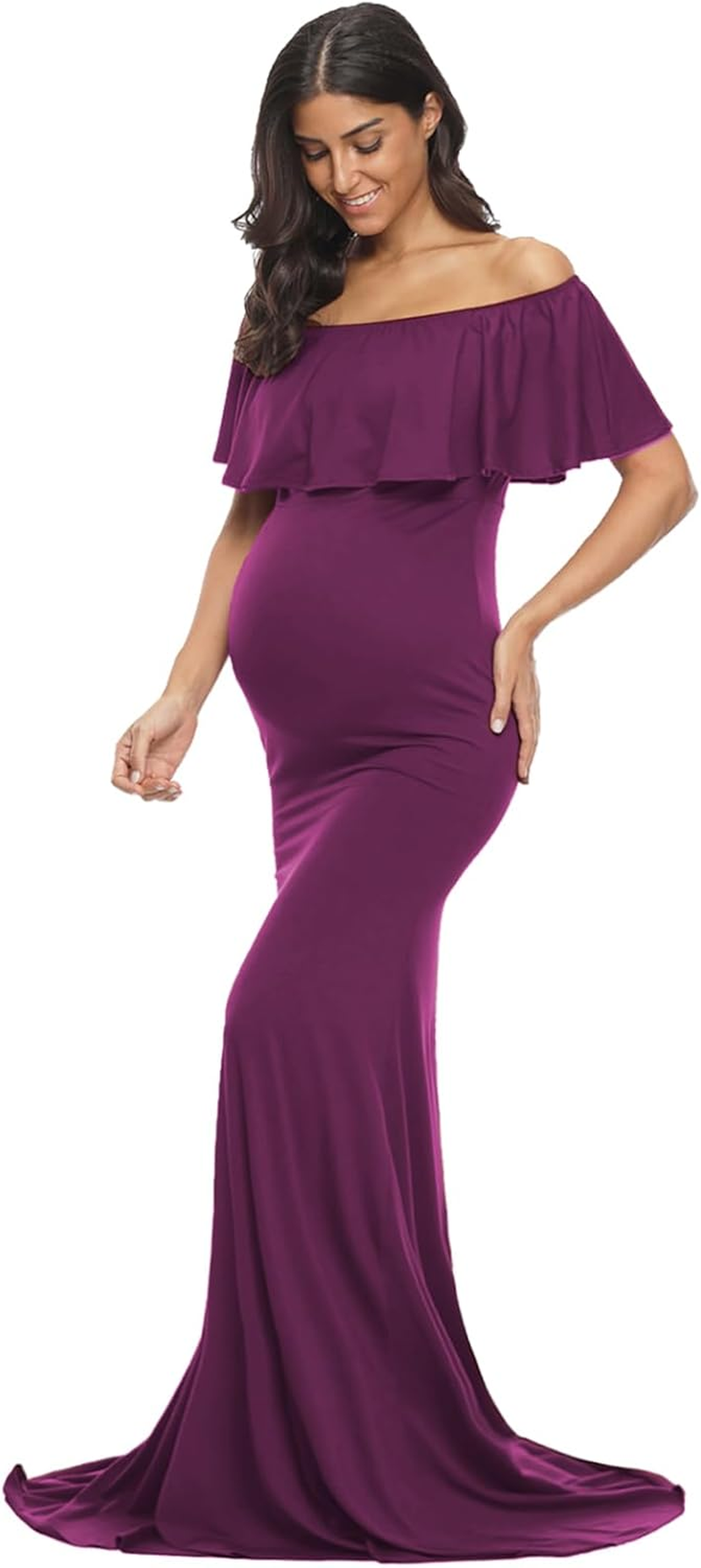 Glampunch Women'S Maternity Nursing Tops Long Sleeve Breastfeeding Top Tee Shirt Double Layer Pregnancy Shirt image number 4