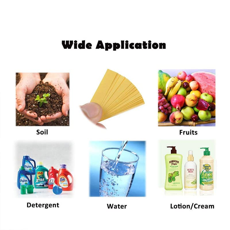 AIMALL PH Test Strips Litmus Paper Set for Saliva Urine Acid Alkaline Pool Liquid Indicator with 1-14 PH Scale for Accurate Testing of Water, Soil, and More image number 2