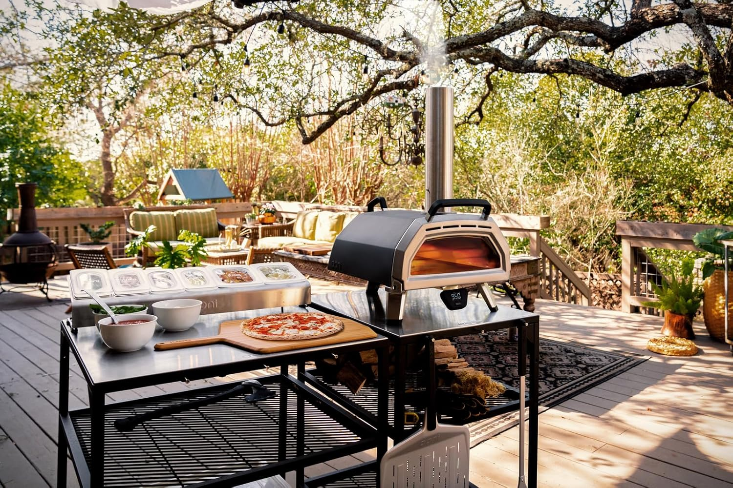 Ooni Karu 16 Multi-Fuel Outdoor Pizza Oven - Ooni Pizza Ovens &ndash; Cook in the Backyard and beyond with This Portable Outdoor Kitchen Pizza Making Oven image number 2