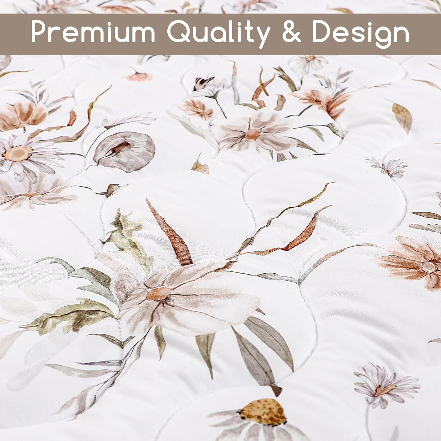 Baby Play Mat for Non-Slip Cushion,Floral and Butterfly,Round image number 3