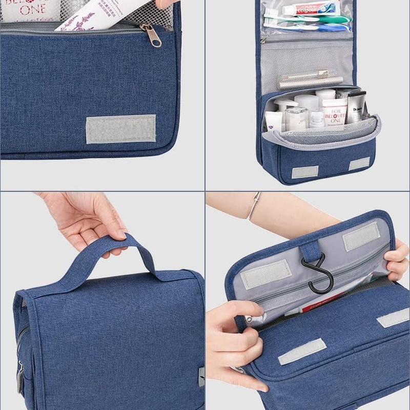 Travel Bag Toiletry Bag with Hanging Hook,1Pc Portable Hanging Travel Toiletry Bag,Foldable Travel Hanging Toiletry Bag,Hanging Travel Toiletry Bag Folding Travel Wash Bag,Hanging Toiletry Bag Folding image number 6