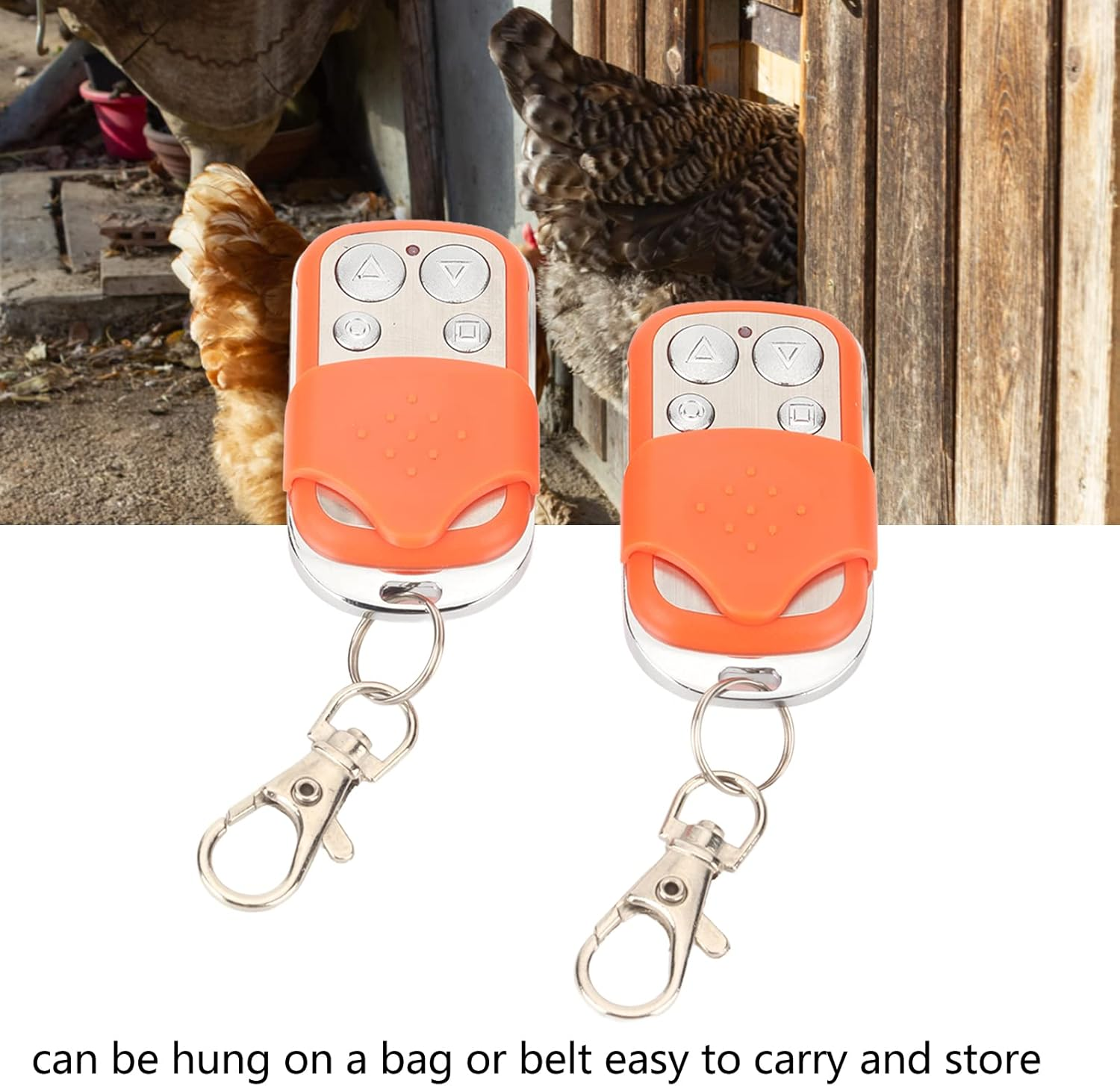 2Pcs Gate Opener, 433Mhz Universal Multipurpose Sensitive Remote Control, Electric Cloning Garage Door Opener for Electric Rolling Driveway Gate, Chicken Coop Doors image number 5