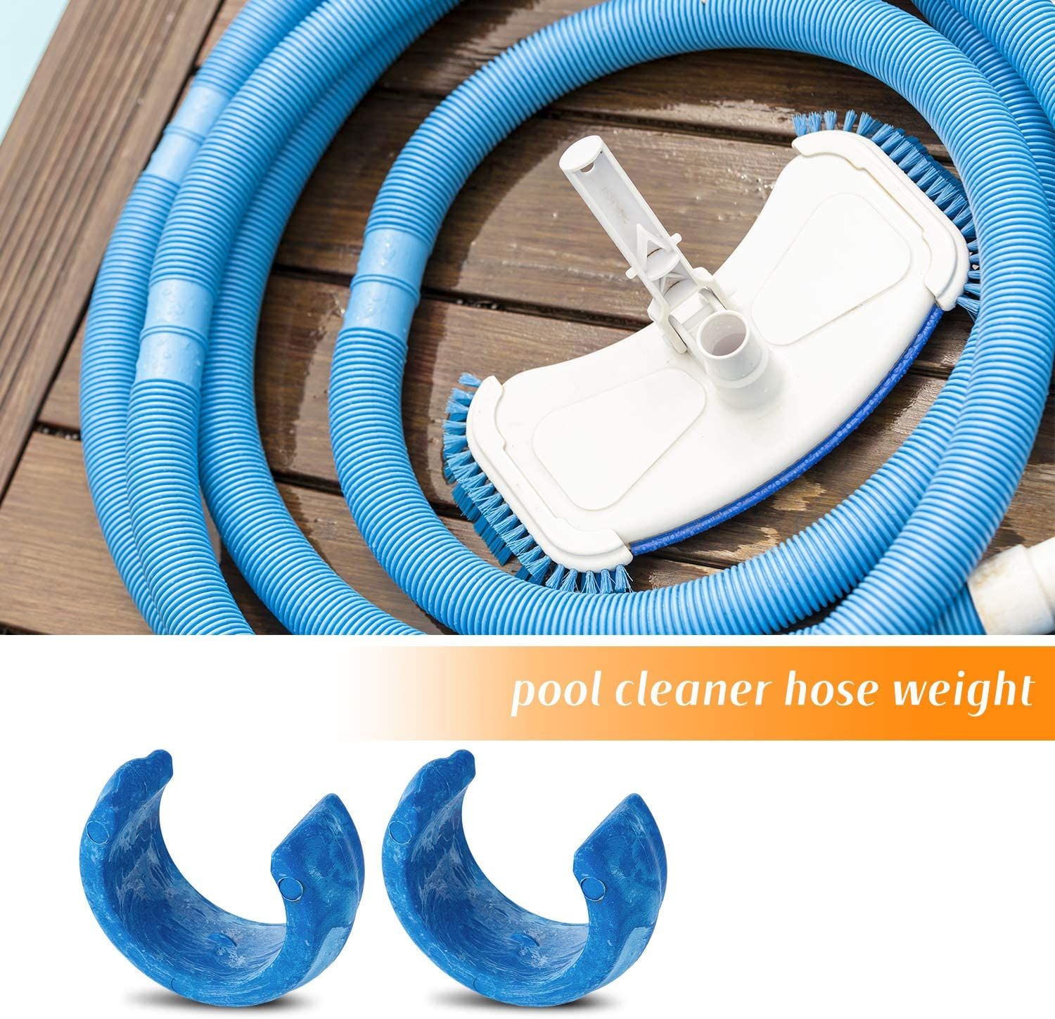 Mudder Pool Hose Weight Replacement Universal Pool Cleaner Hose Weight Compatible with Baracuda W83247, X70105 Pentair Kreepy Krauly K12054 K12454 (4 Pcs) image number 4