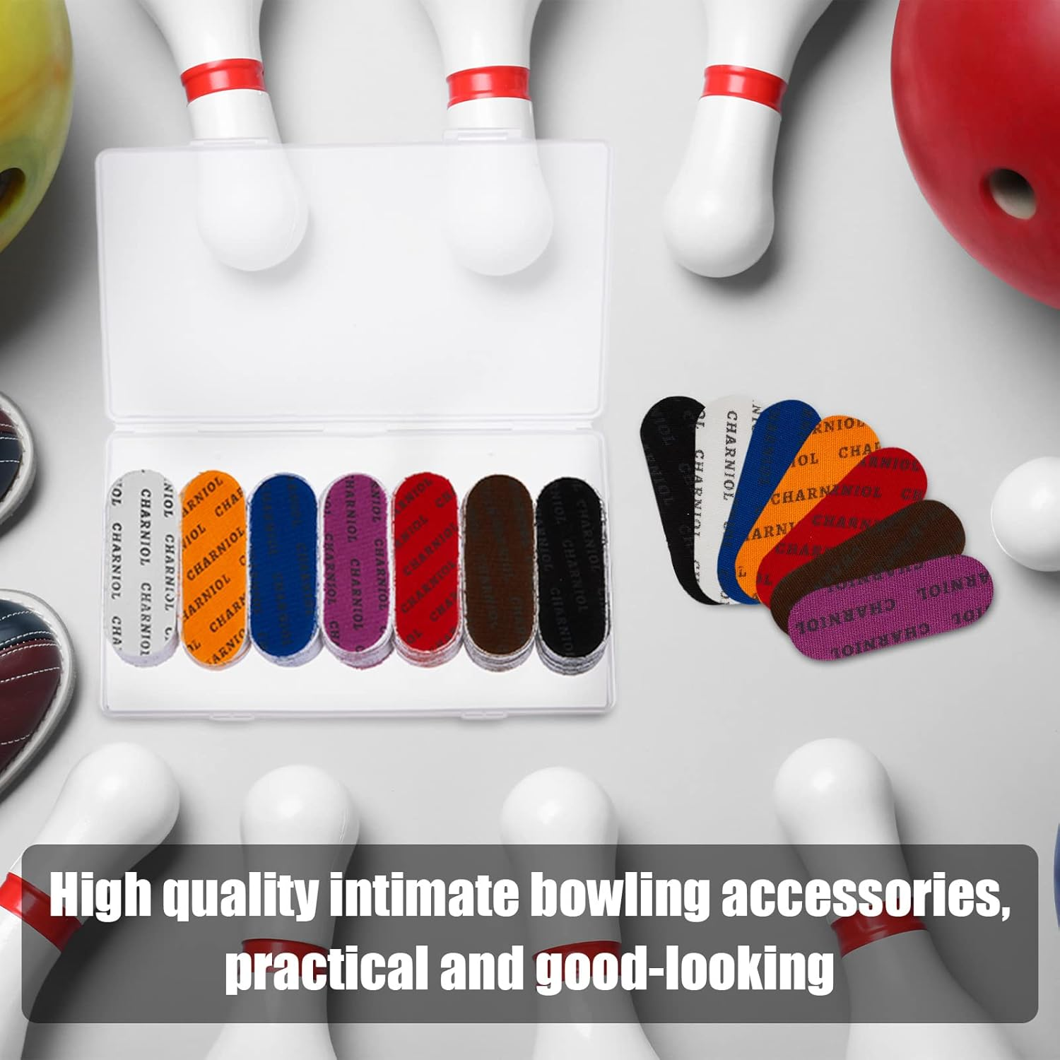 140 Pieces Bowling Tape Bowling Finger Thumb Tape for Ball Hole Thumb Protection Bulk for Sport Supplies image number 3