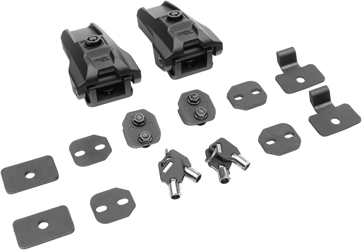 Rugged Ridge | Gen 2 Aluminum Locking Hood Catches | 11210.32 | Fits 2007-2024 Jeep Wrangler Jk/Jl; 2020-2024 Jeep Gladiator JT