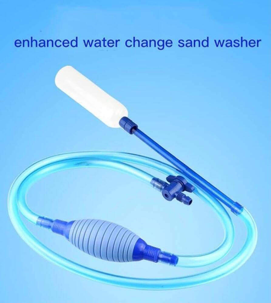 Aquarium Water Changer with Gravel Filter,Fish Tank Cleaner, Siphon Vacuum Pump, Adjustable Water Flow, Inbuilt Strainer, Outlet Valve and Pumping Airbag for Sand Washing image number 5