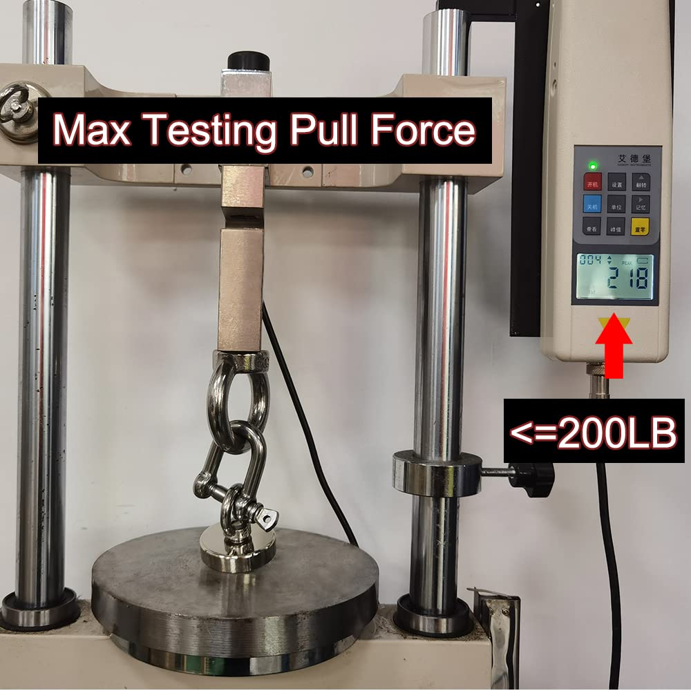 Fishing Magnets 200Lb Pull Force,Strong Retrieval Magnet N52 Neodymium Powerful for Fish and Magnetic Recovery Salvage Single Sided 2 Pcs/Pack image number 6