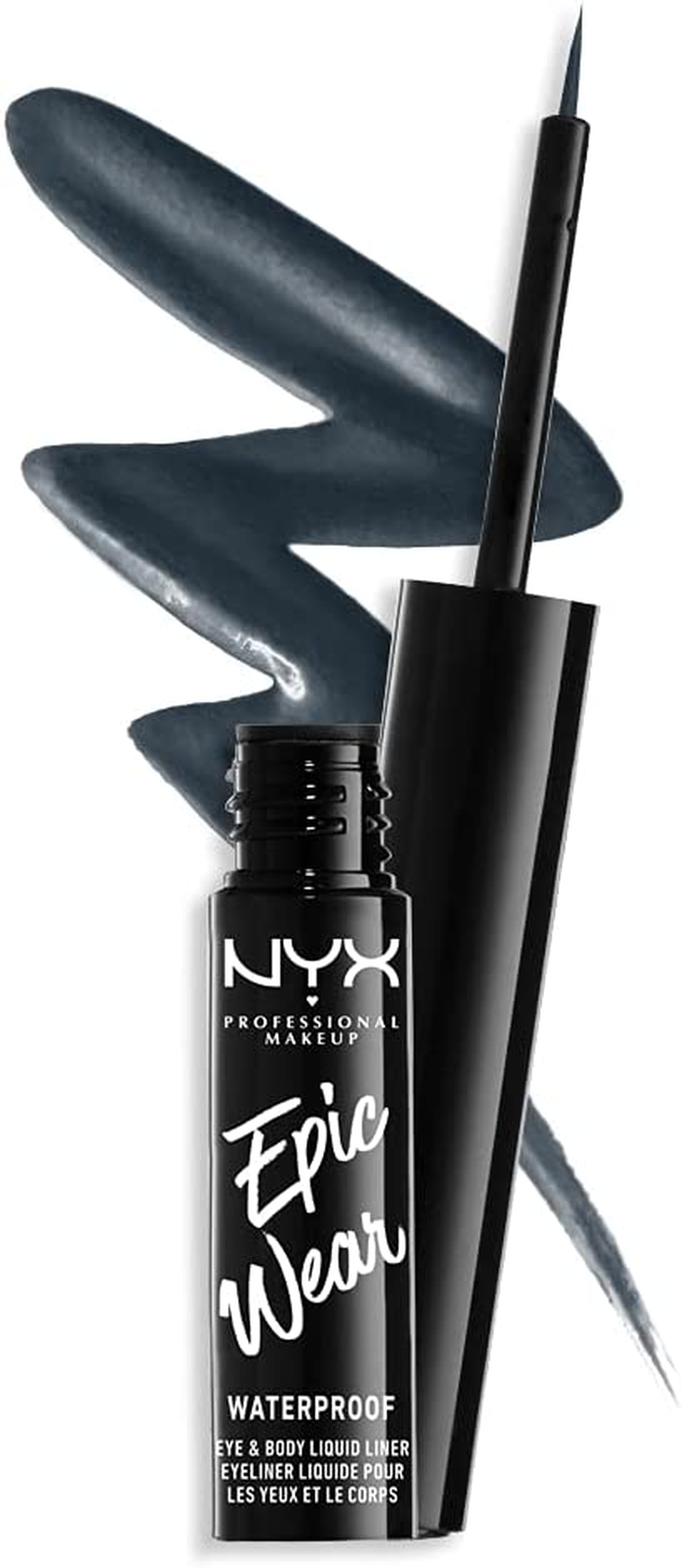 NYX Professional Makeup Epic Wear Semi - Permanent Liquid Liner Black 1 Count (Pack of 1)