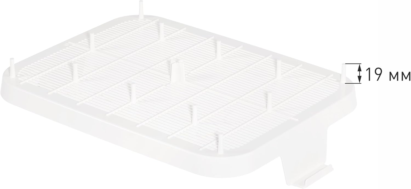 4Big.Fun Cat Litter Tray for Kittens, Cats, Rabbits & Guinea Pigs - Small, Beige, Modern, Easy to Clean, Low Entry, Removable Grille image number 3