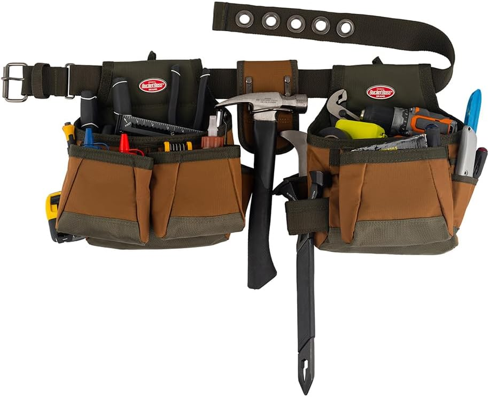 Bucket Boss - Builder&rsquo;S Tool Belt, Tool Belts - Original Series (50200), Brown image number 1