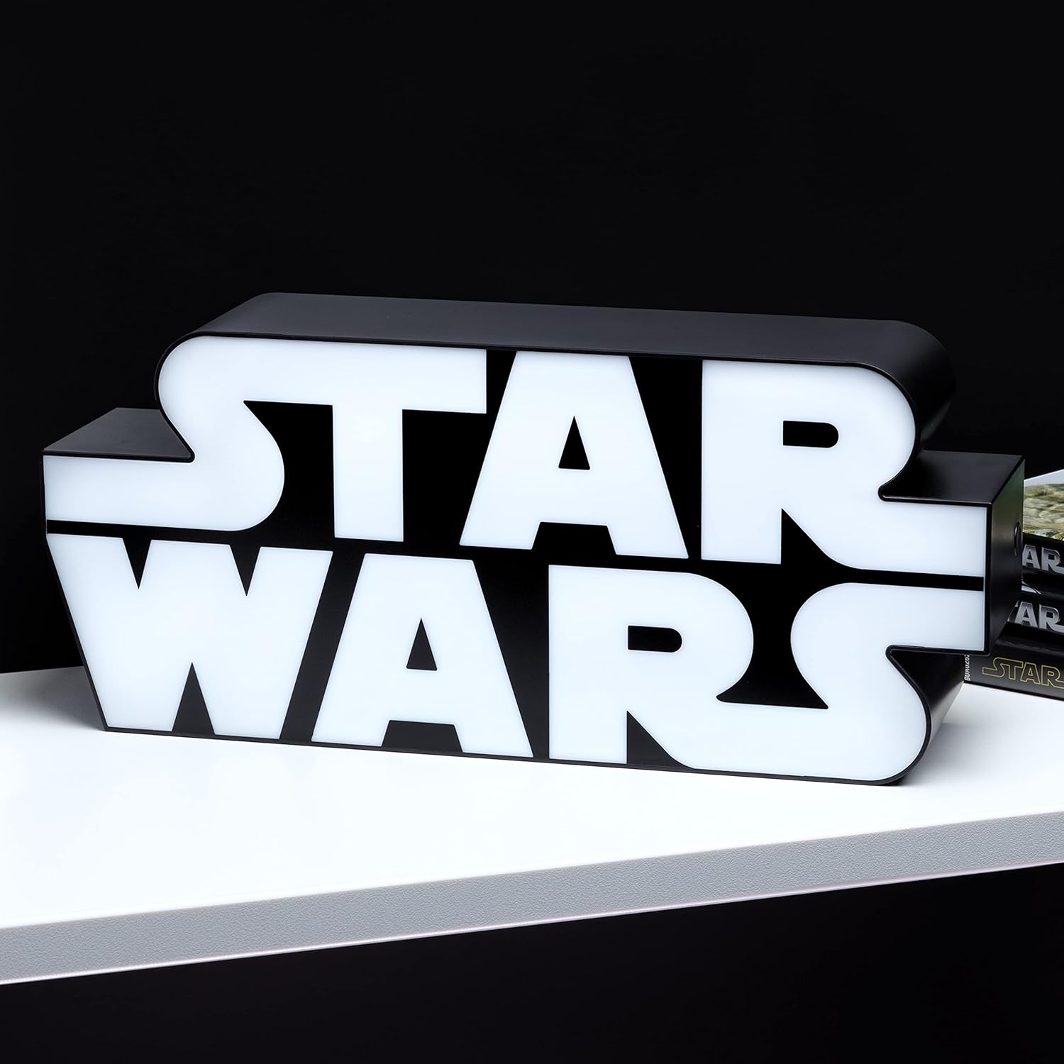 Paladone Star Wars Logo Light, Wall Mountable and Freestanding, Officially Licensed Merchandise image number 1