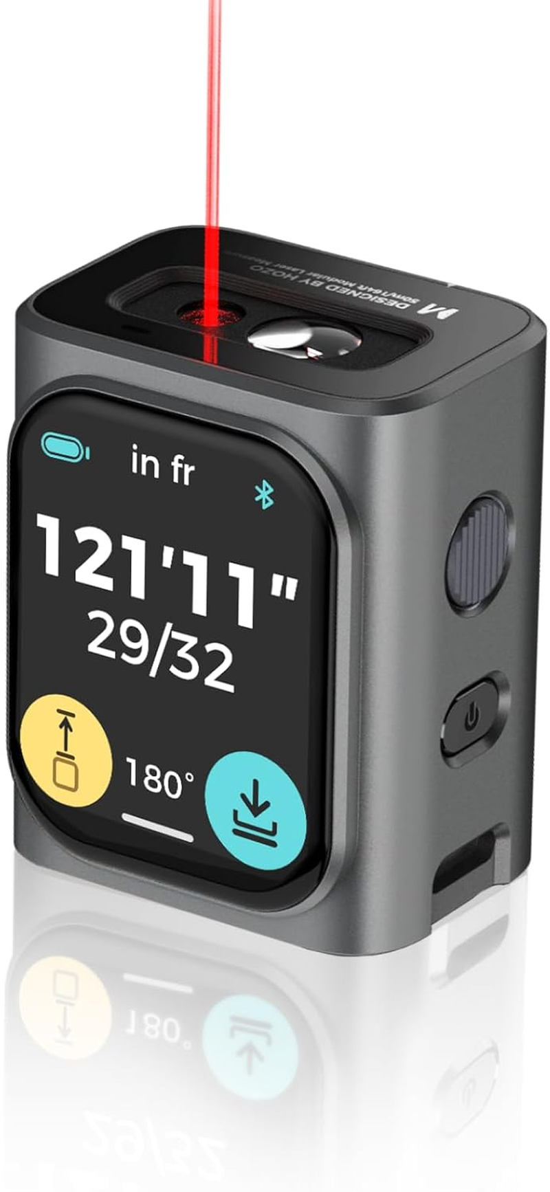 HOZO M-Cube Modular Laser Measuring Tool,Include 00 Laser Measure,01 Smart Planner Adaptor,03 Bilateral Laser+ Adaptor,05 Laser Scale Roller Adaptor image number 4