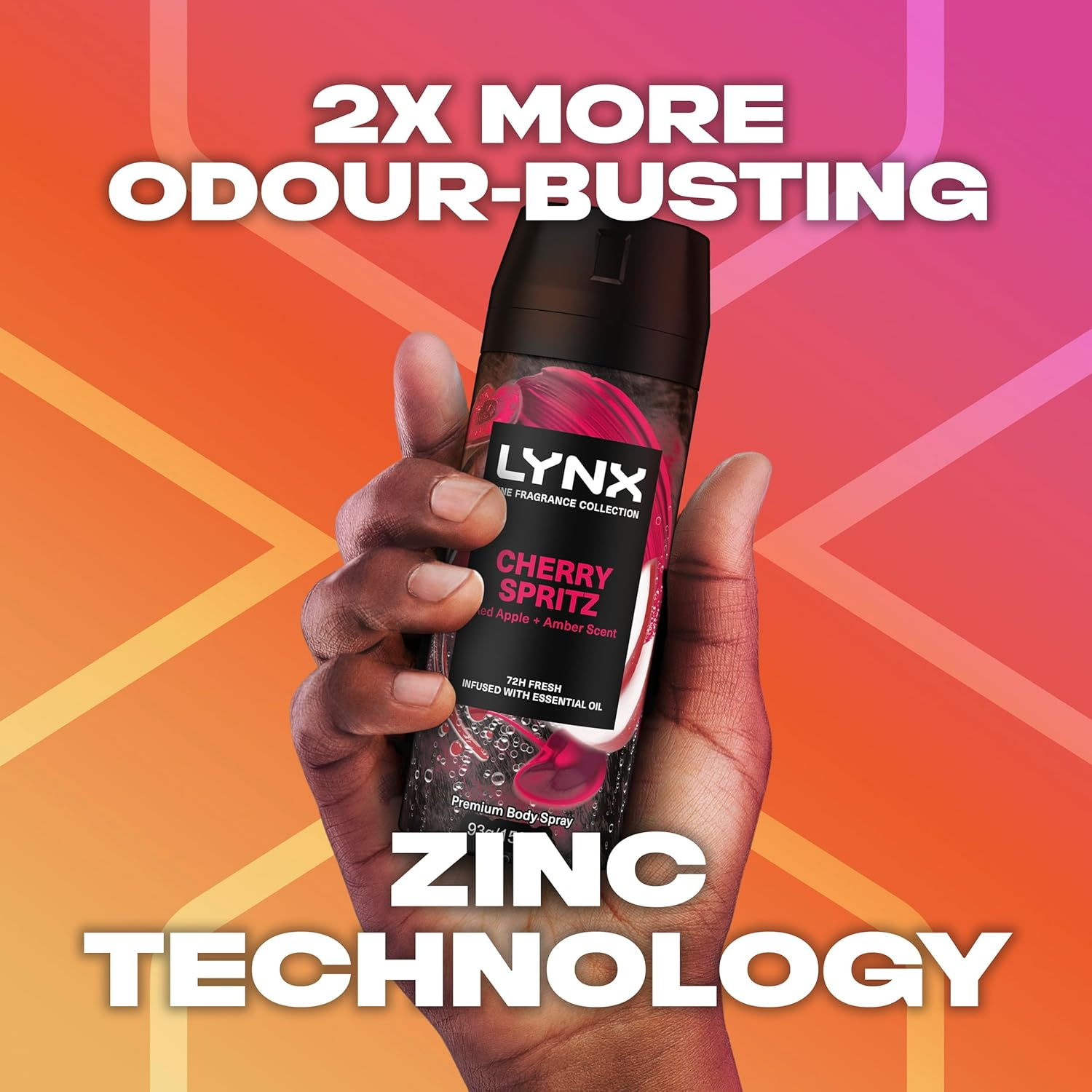 LYNX Fine Fragrance Collection Cherry Spritz 72H Premium Body Spray 150 Ml image number 4