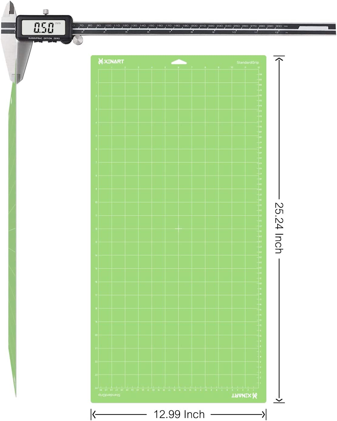 12X24 Cutting Mat for Cricut Maker 3/Maker 4/Maker/Explore 4/3/2/1 (Varietygrip, 4 Pack) Quilting Cricket Cutting Mats for Cricut image number 4