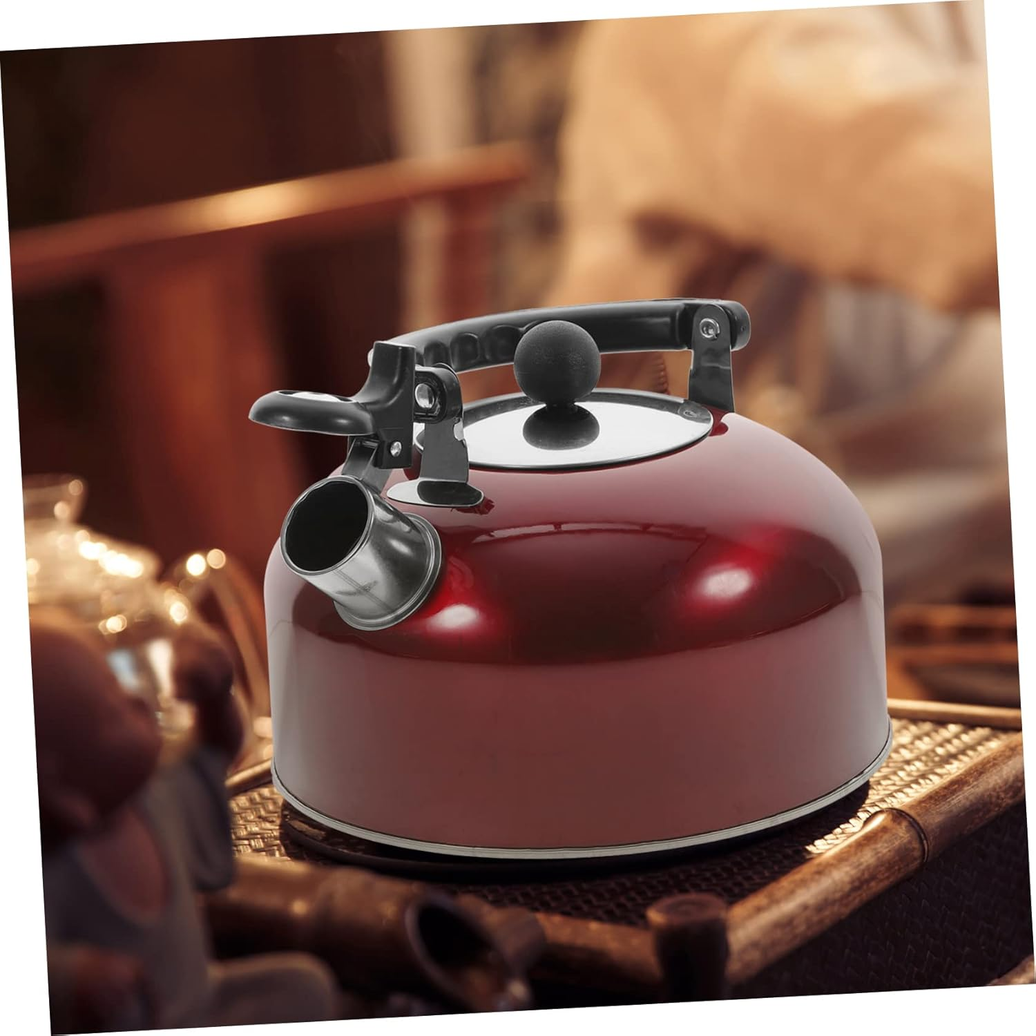 Zerodeko Buzzing Kettle Espresso Maker Induction Tea Kettle Camping Coffee Maker Water Boiler Kettle Hot Water Kettle Tea Kettle Stovetop Kitchen Utensil Kitchen Supply Water Pot Milk Jug