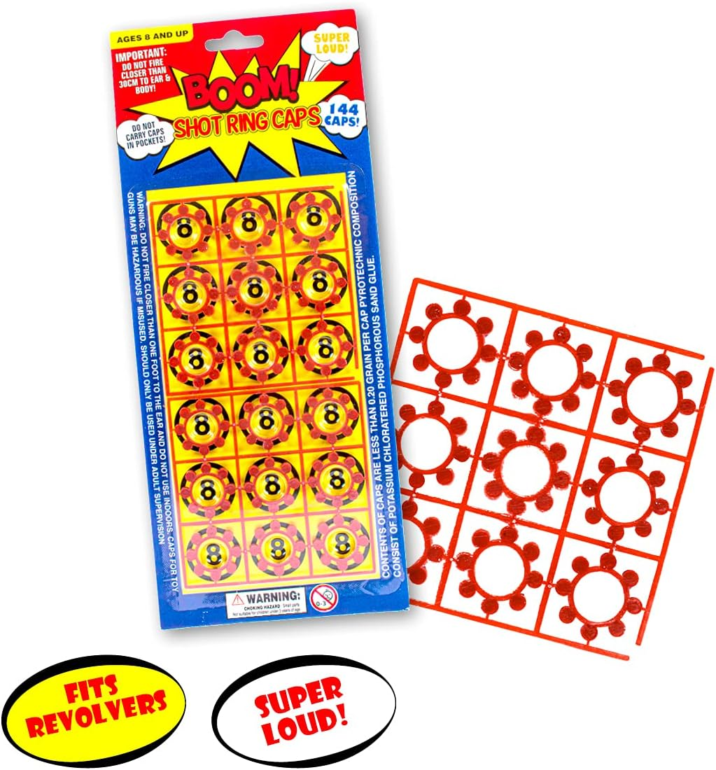 Party Central Shot Cap Ring 144-Piece Set for Toy image number 2