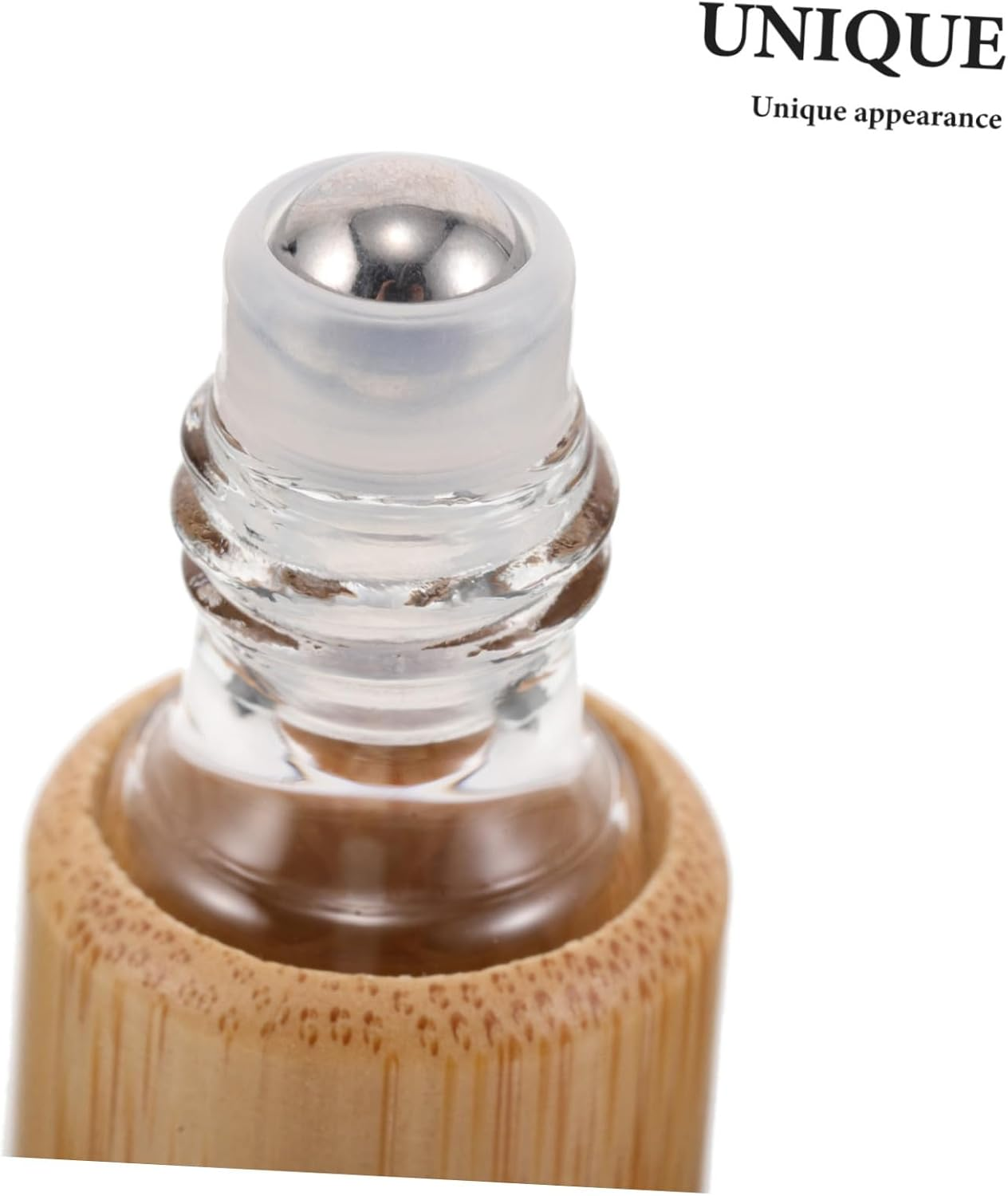 MERRYHAPY 5Pcs Bamboo Bottles for Travel Essential Oils Perfume Refillable Portable Fragrance Containers with Smooth Roller for Precise Application image number 6