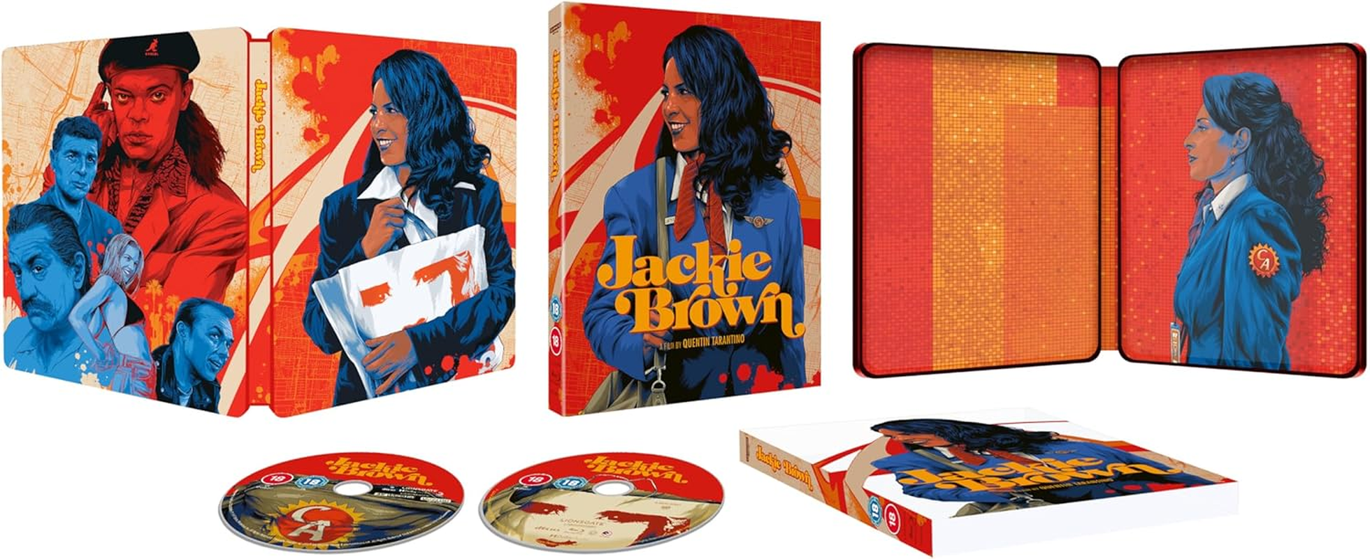 Jackie Brown (4K UHD Bluray Steelbook) [Blu-Ray] [Region a & B & C]