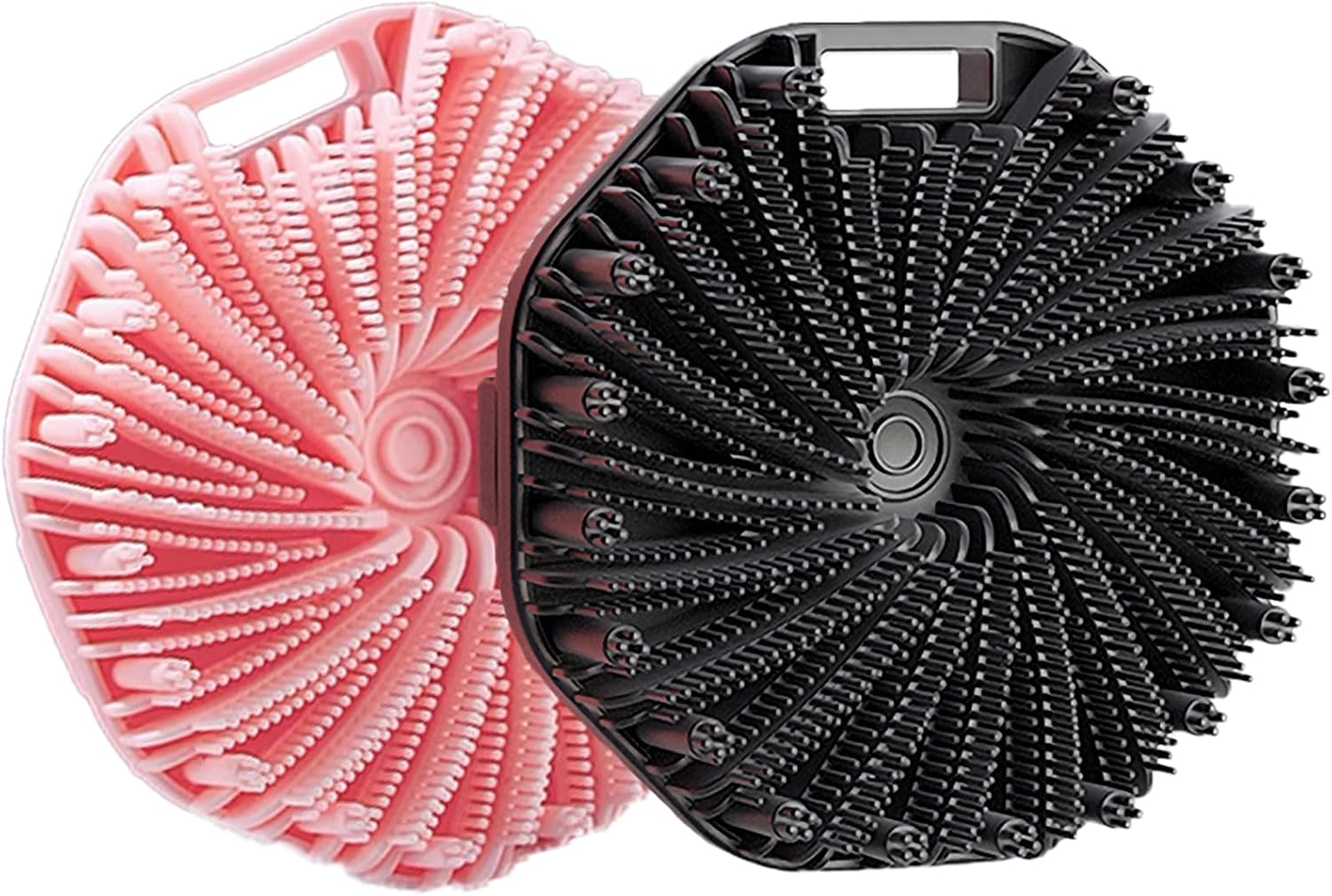 Silicone Body Scrubber, Exfoliating Body Scrubber for Sensitive Skin, Non-Slip Shower Scrubber for Body, Silicone Body Brush for Showering, Charcoal, Effective Showering Exfoliation, Gentle Massage image number 5