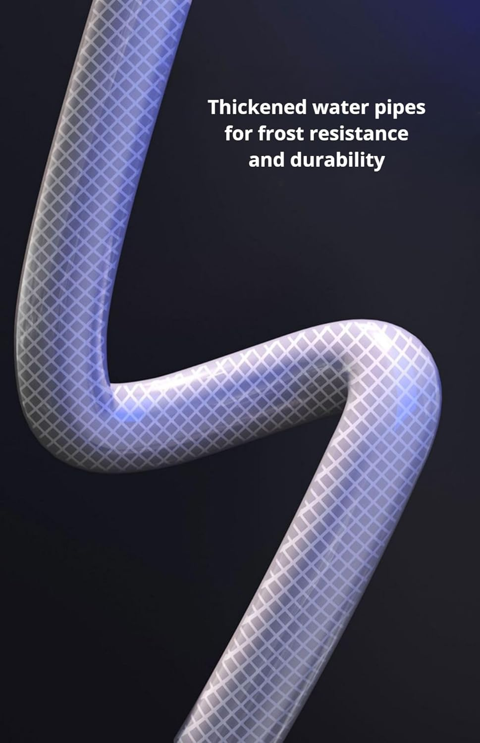 Retractable Garden Hose Reel, 22M Garden Pressure Washer Hoses Reel Cart with 10-Pattern Spray Nozzle, with Hose Guide, Multifunctional for Car Washing, Vegetable Watering Outdoor Cleaning (22M) image number 3