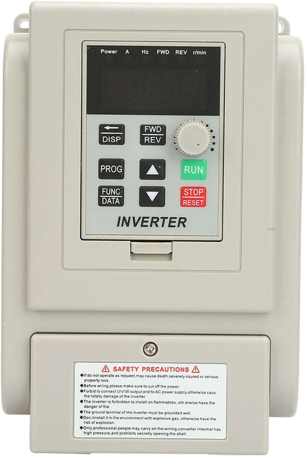 SOULONG AC Variable Frequency VFD Speed ​​Controller for 0.75Kw Single Phase AC Motor image number 1