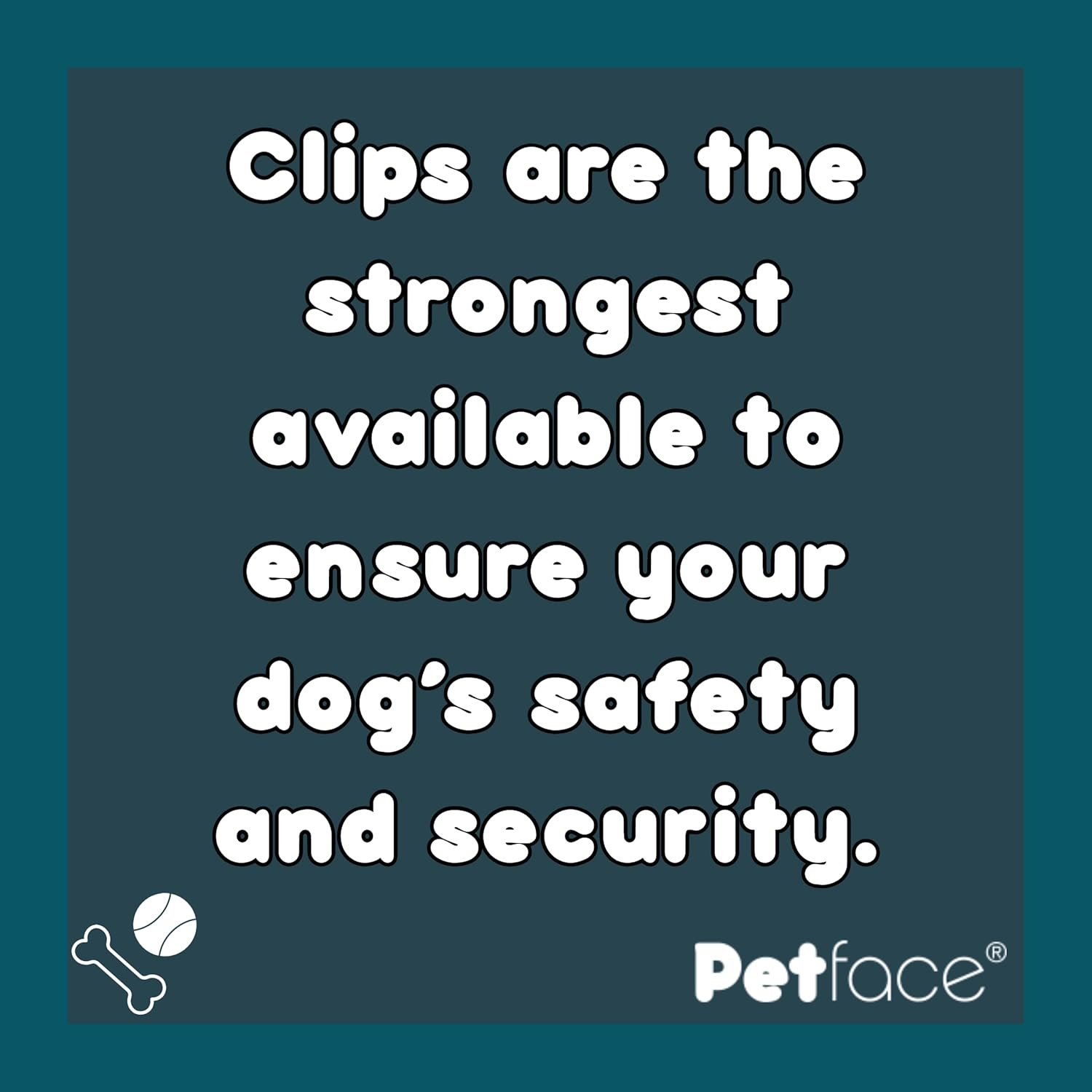 Petface Paws Print Dog Collar, Large, Cerise/Grey image number 5