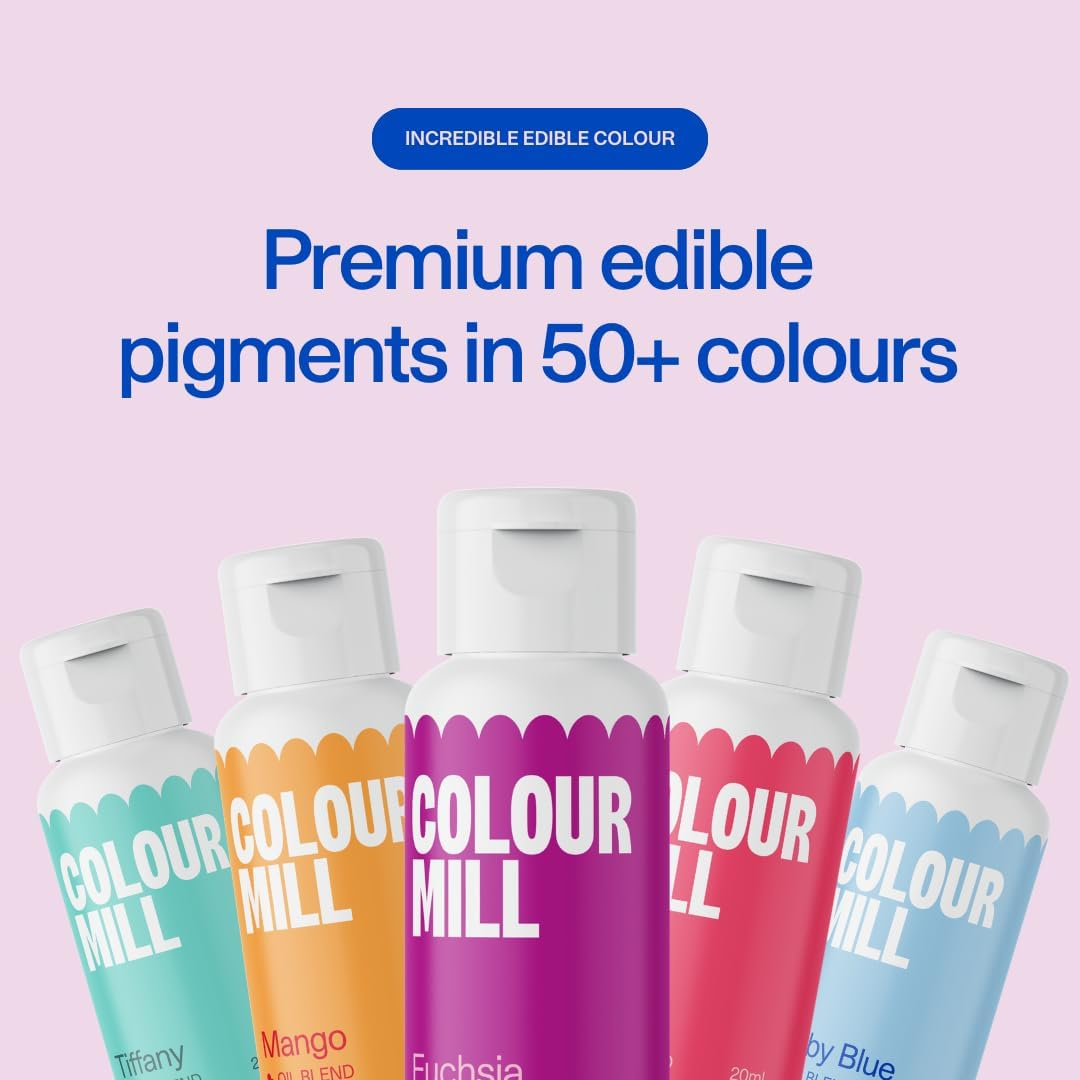 Colour Mill Oil-Based Food Coloring, 20 Milliliters Merlot