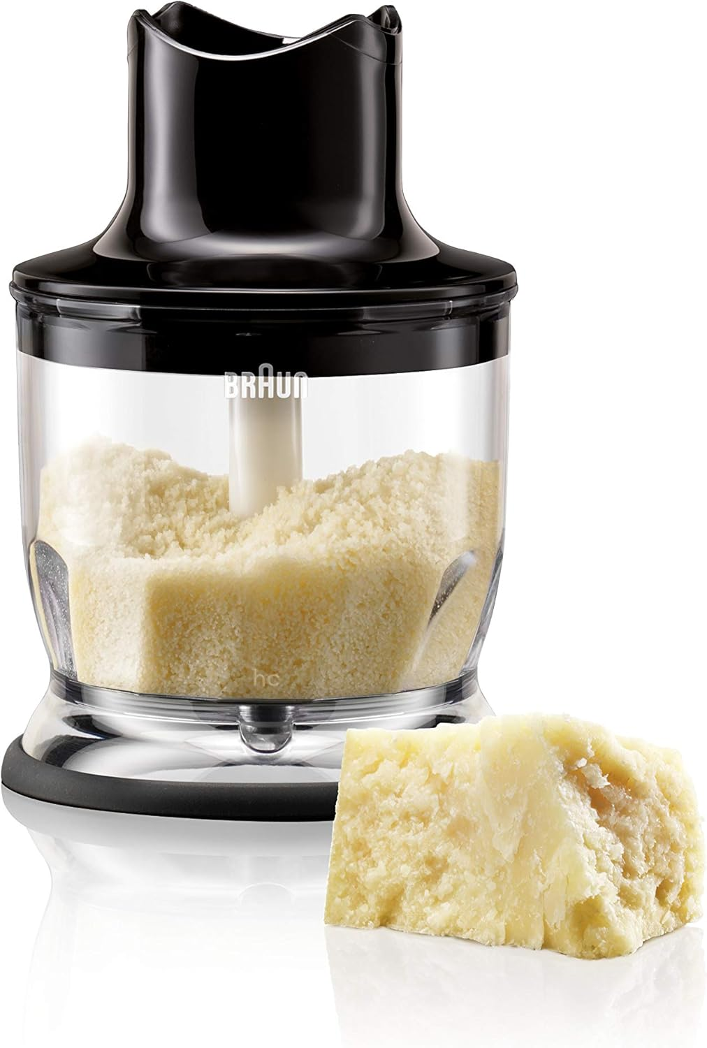 Braun MQ 20 Chopper Attachment - Hand Blender Accessories Compatible with Braun Multiquick Hand Blender with Easyclick System, 350 Ml, Black image number 3