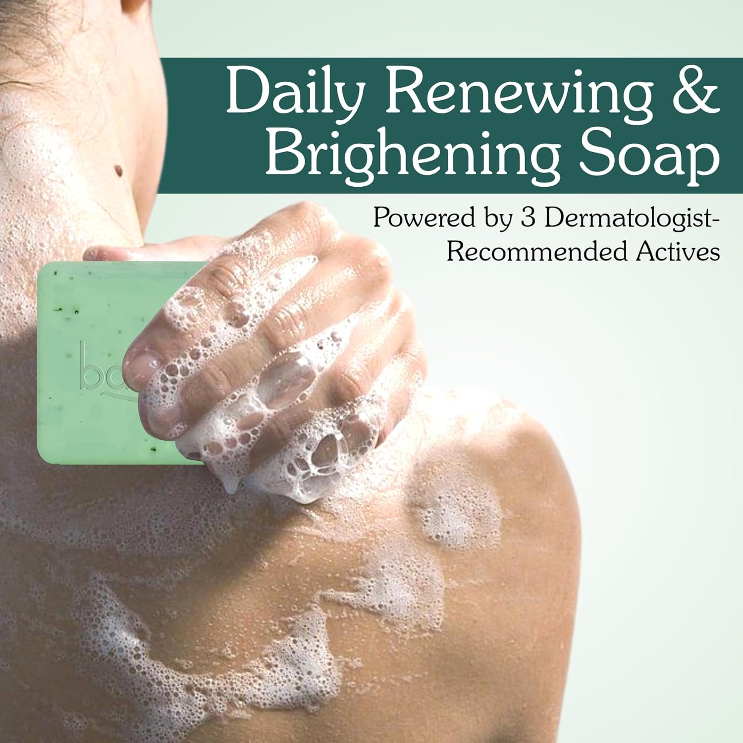 BAKE 8% Glycolic Acid Scrub Treatment Soap (200 Gms Pack of 2) with 3% Niacinamide | for Pigmentation, Exfoliation, Tan Removal, Brightens Underarms | for Women & Men | 100G X 2 (Pack of 2) image number 4