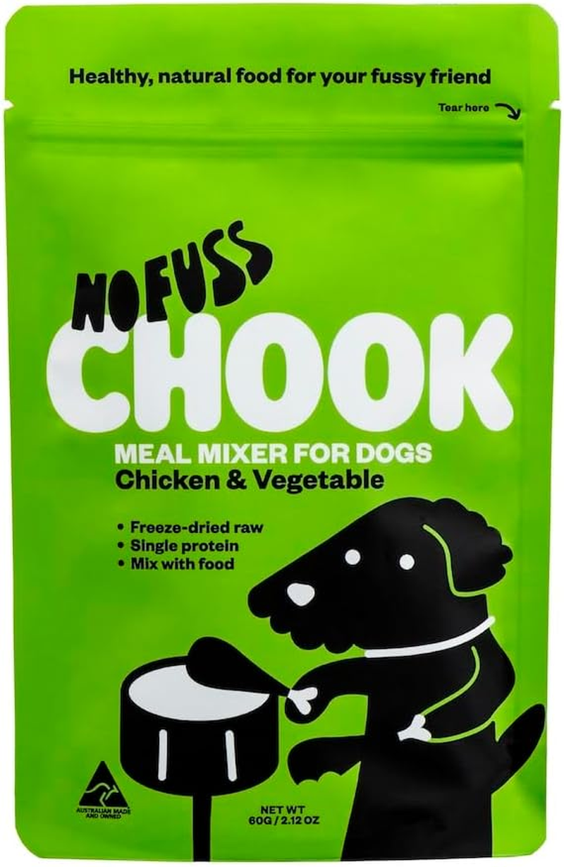 No Fuss Chook Meal Mixer Dog Food 60 G (Pack of 8)
