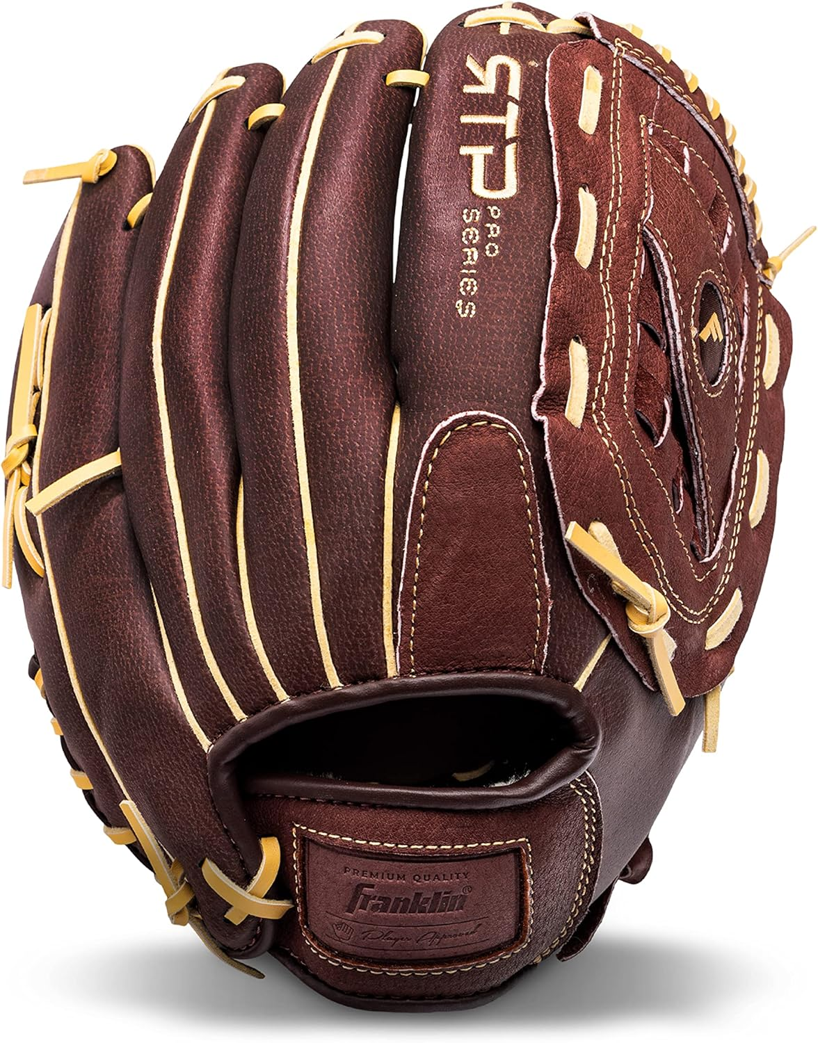 Franklin Sports RTP Pro Adult & Youth Baseball Glove, Right, Camel image number 5