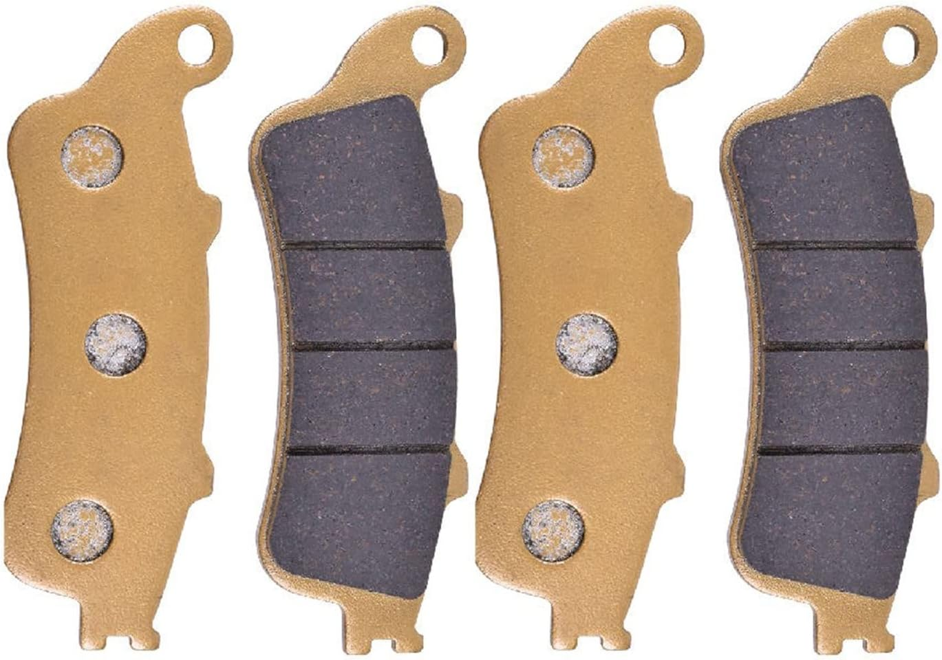 Motor Bike Parts for Honda XL 1000 VX/VY/V1/V2 Varadero- Non ABS Model 1999 2000 2001 2002 Front & Rear Brake Pads Braking (Color : 2 Pairs Front)