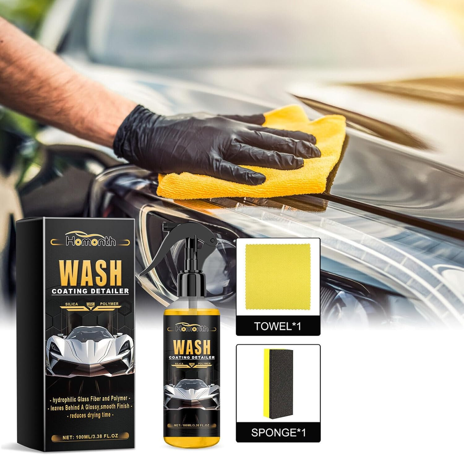 Tootoo Car Foam Cleaner Decontamination Maintenance Brightening Multi-Purpose Cleaner (1) image number 3