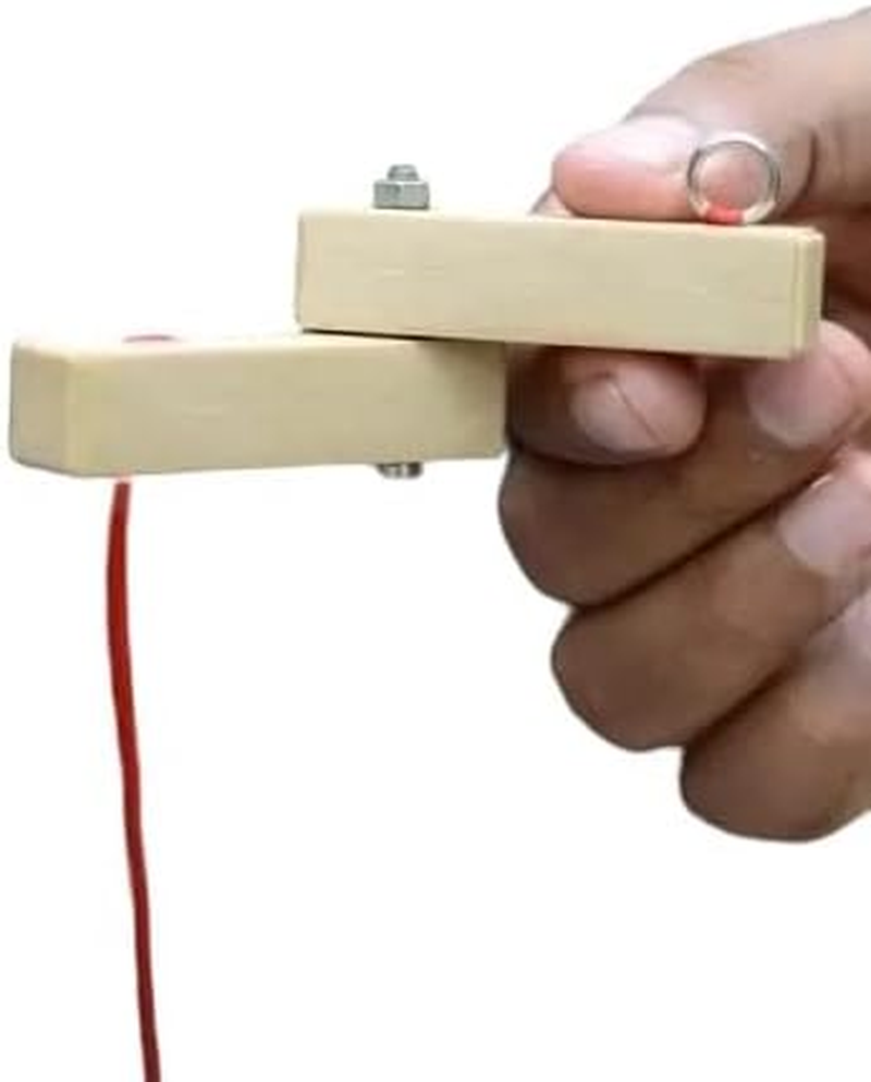 Milesmagic Magician'S Pillars of Solomon Gimmick | Ribbon Passing Thru Blocks | Real Mentalist Street Illusion Cut and Restore Close up Stage Magic Trick image number 2