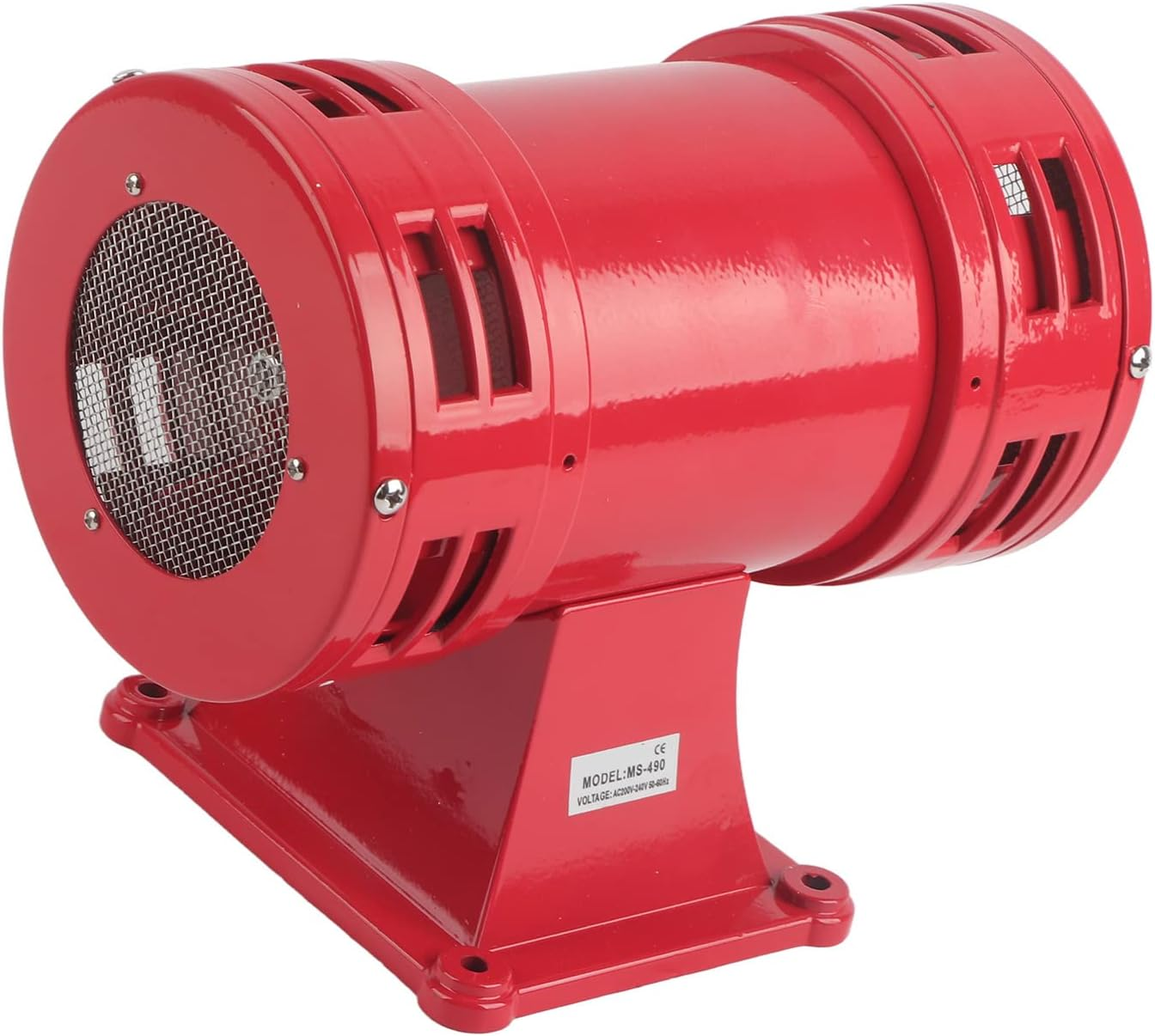 Motor Alarm Dual Way 135Db High Decibel Continuous Sound Electric Air Raid Siren AC MS 490 for Public Safety image number 5