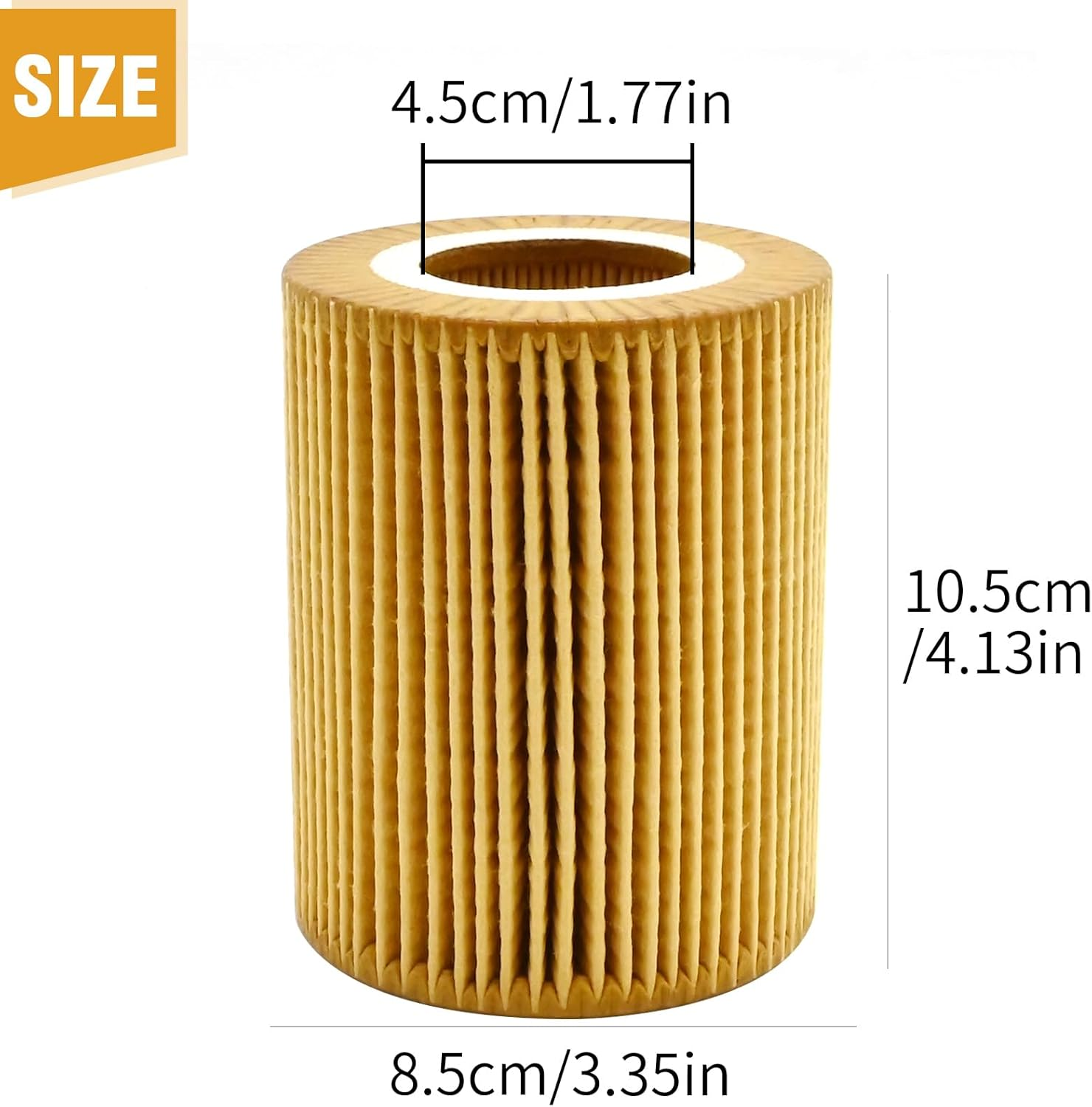 Laffoonparts 11421427908 Oil Filter Replacement for E36 323I Coupe 1992 1993 1994 1995 1996 1997 1998 1999, Replaces HU925/4X 11427512300 image number 1