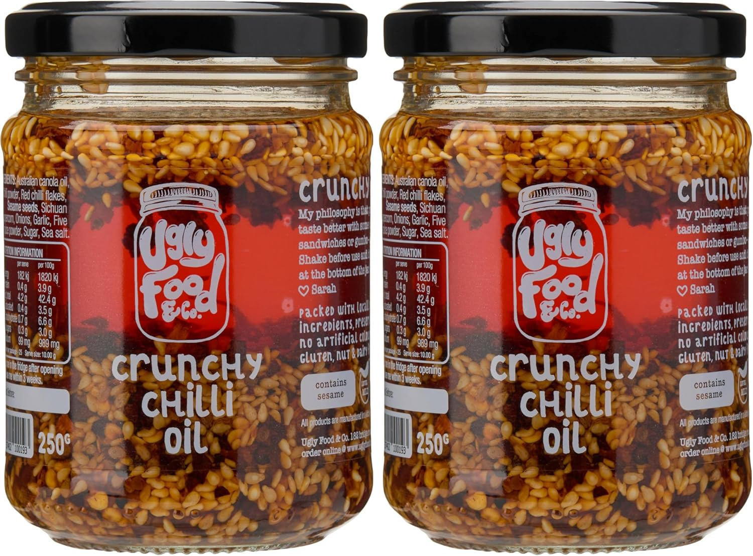 UGLY FOOD and CO - Crunchy Chilli Oil, 250G