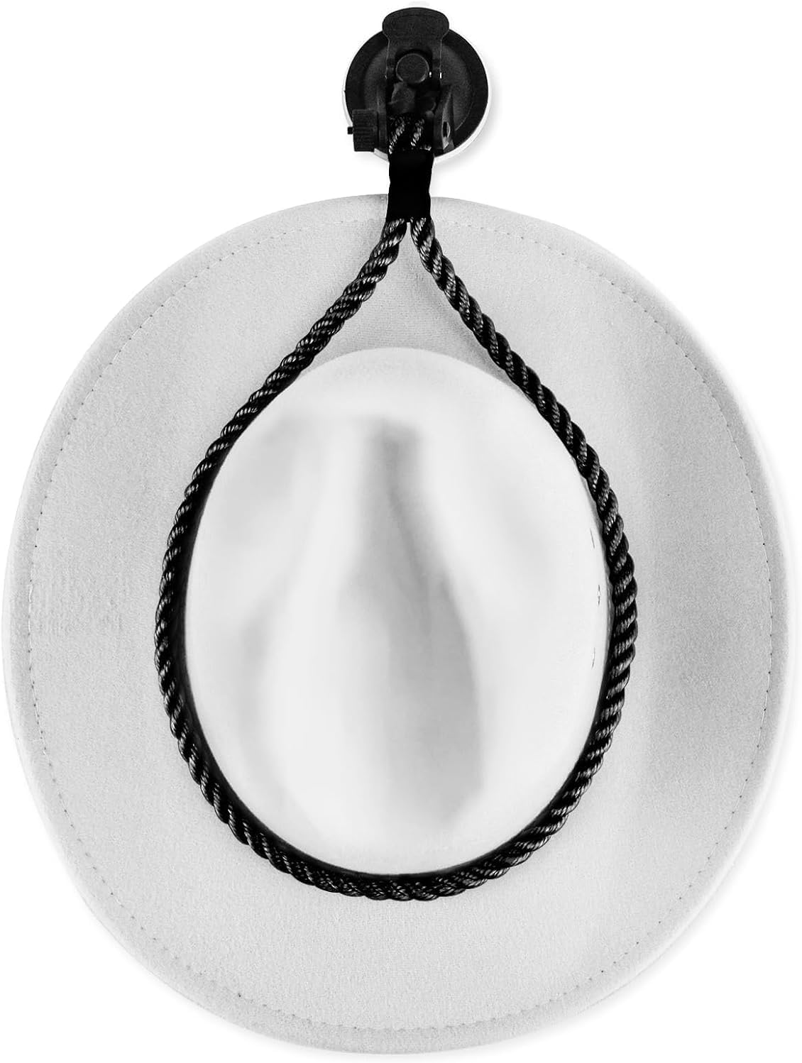 Cowboy Hat Holder Rack with Suction Cup for Vehicles, Keeps Hat Securely on Dash, Universal Interior Accessory for Trucks, Suvs, Cars