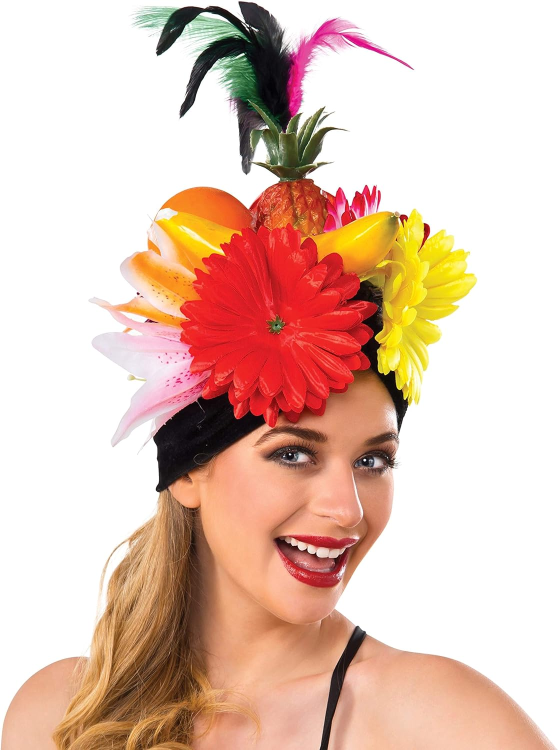 Rubie'S Costume Co Women'S Deluxe Tropicalia Costume Fruit Hat, Multi-Colored, One Size