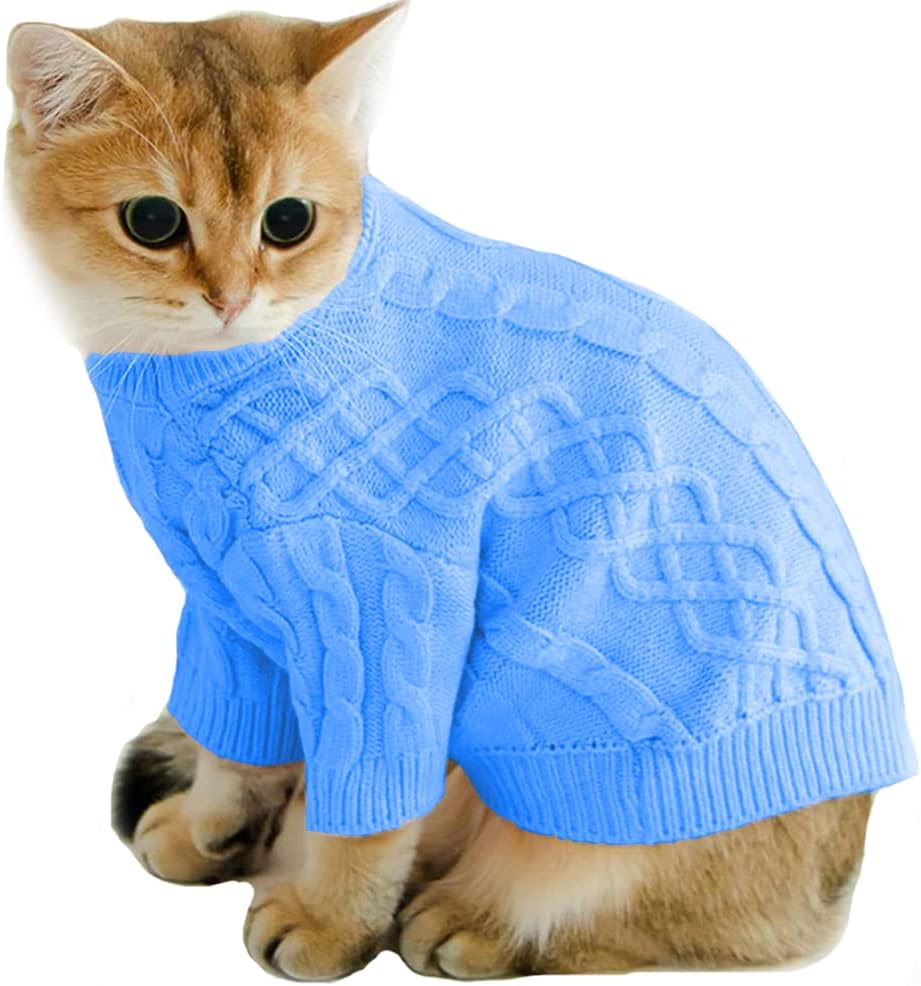 SYPLAUYE Cats Coat Vest Jumper Dog Sweater (Light Apricot, Medium)