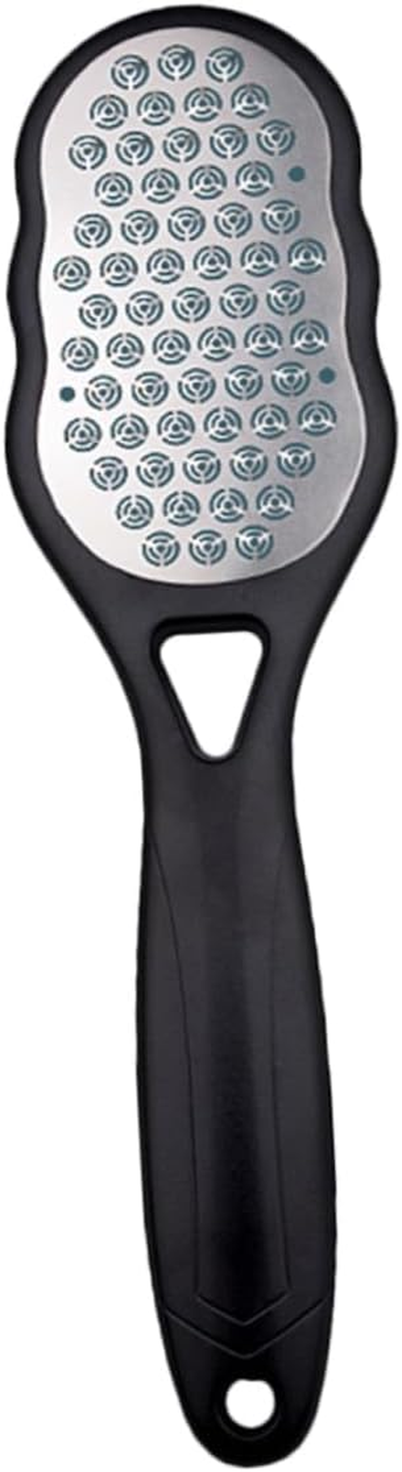 Healeved 1Pc Stainless Steel Foot File Callus Remover Tool Ergonomic Design for Smooth Feet Pedicure Essential for Dead Skin and Corn Removal Black image number 1