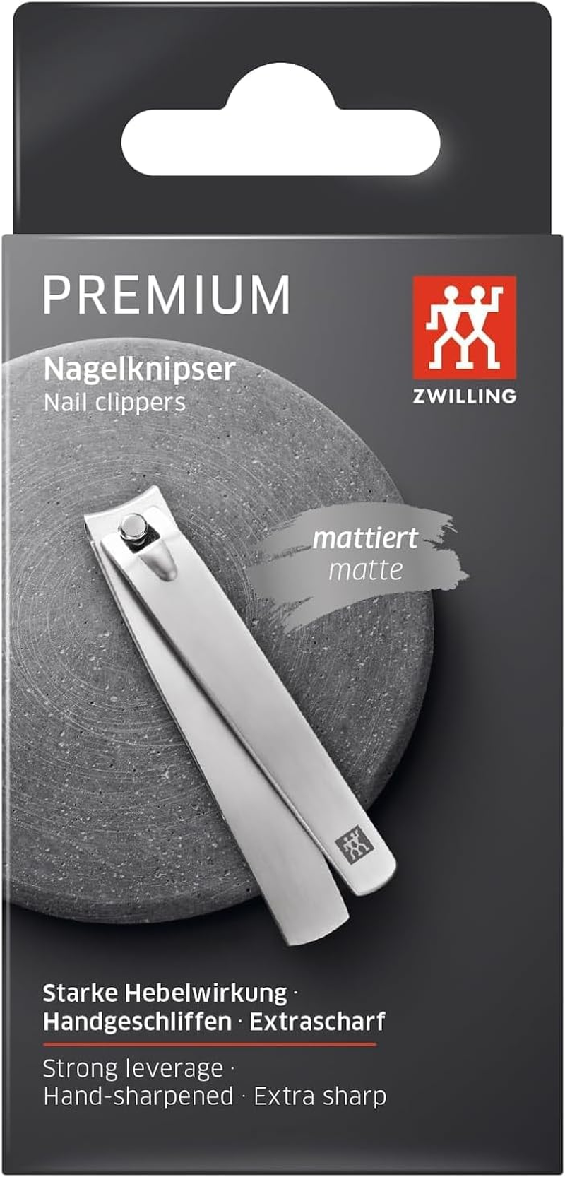 ZWILLING Toenail Clippers Large Matte Stainless Steel Nail Clippers 85Mm image number 4