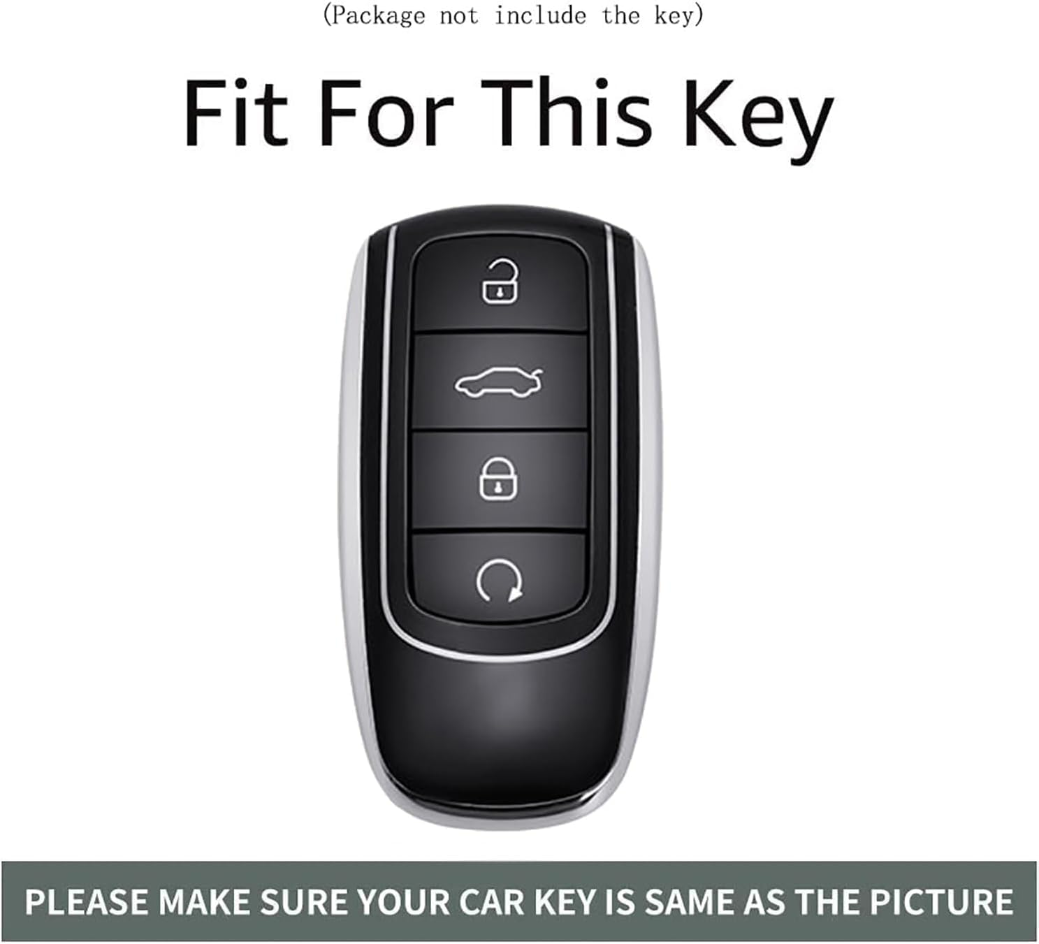 Alloy Car Key Fob Cover Fit for Chery Tiggo 8 Pro plus New 5 plus 7 Pro Tiggo 7 Pro Max Omoda 5 C5 Key Holder Smart Leather Key Case Shell Bag Keyring Keychain Auto Styling Accessories - Blue image number 6